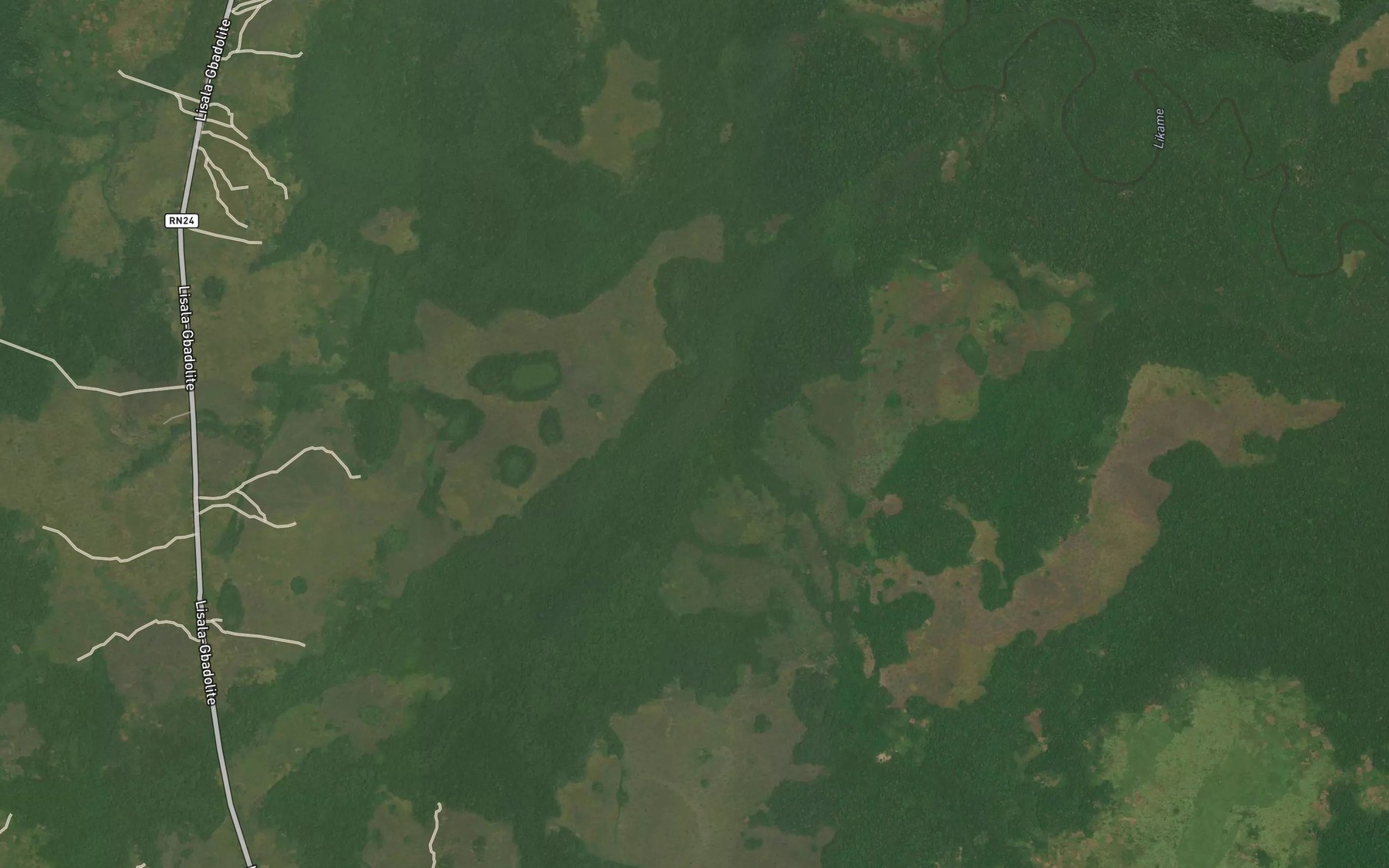 Satellite map of the Kakola