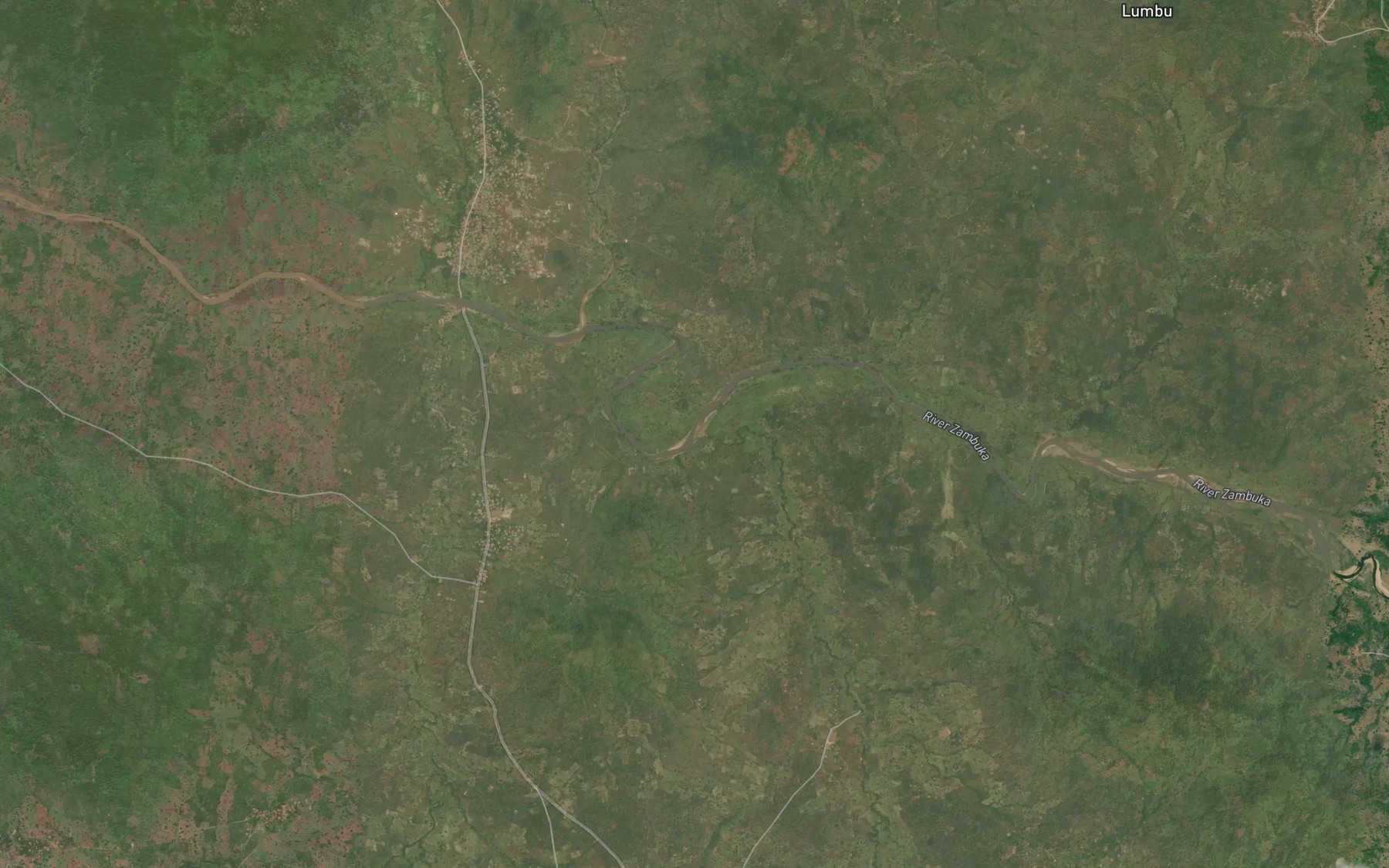Satellite map of the River Uko