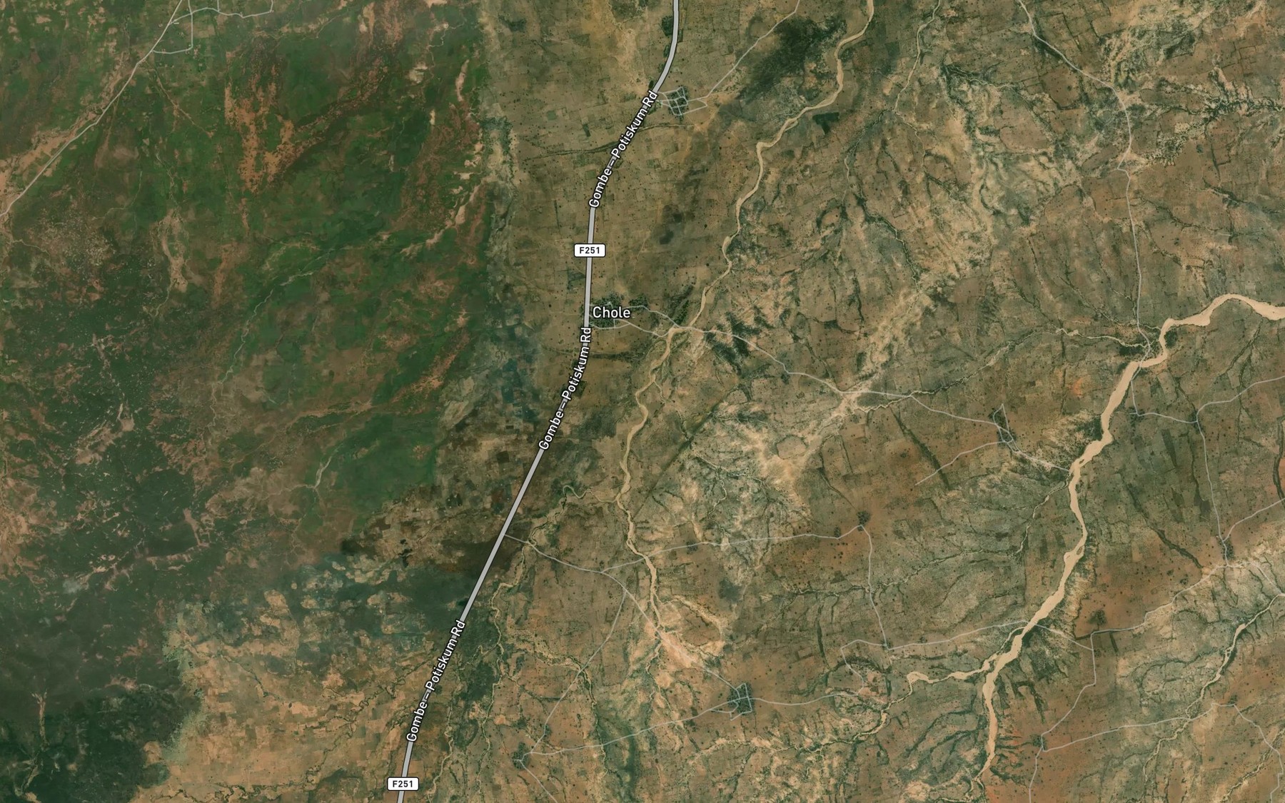 Satellite map of the Kaila