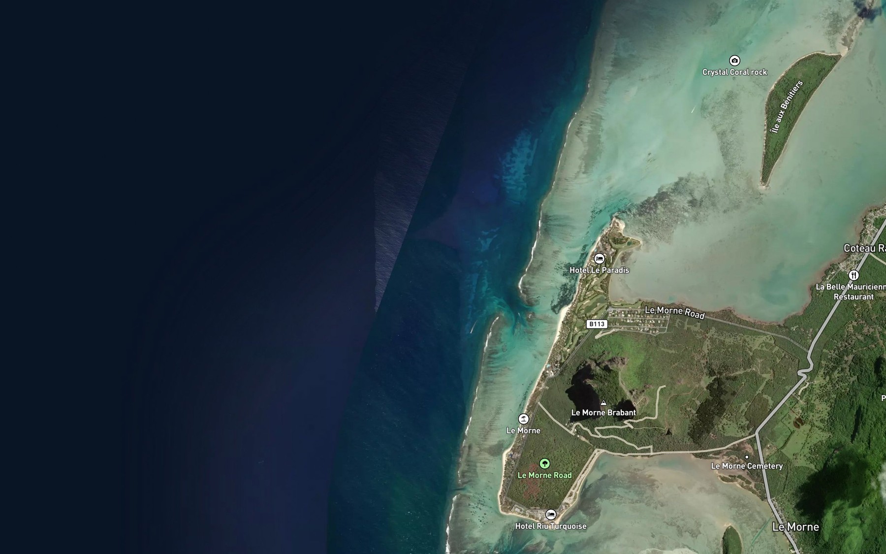 Satellite map of the Passe de L'Ambulante