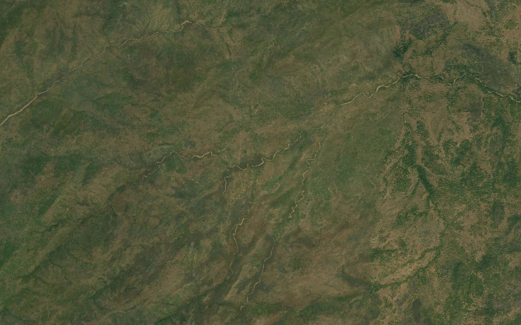 Satellite map of the Yabe