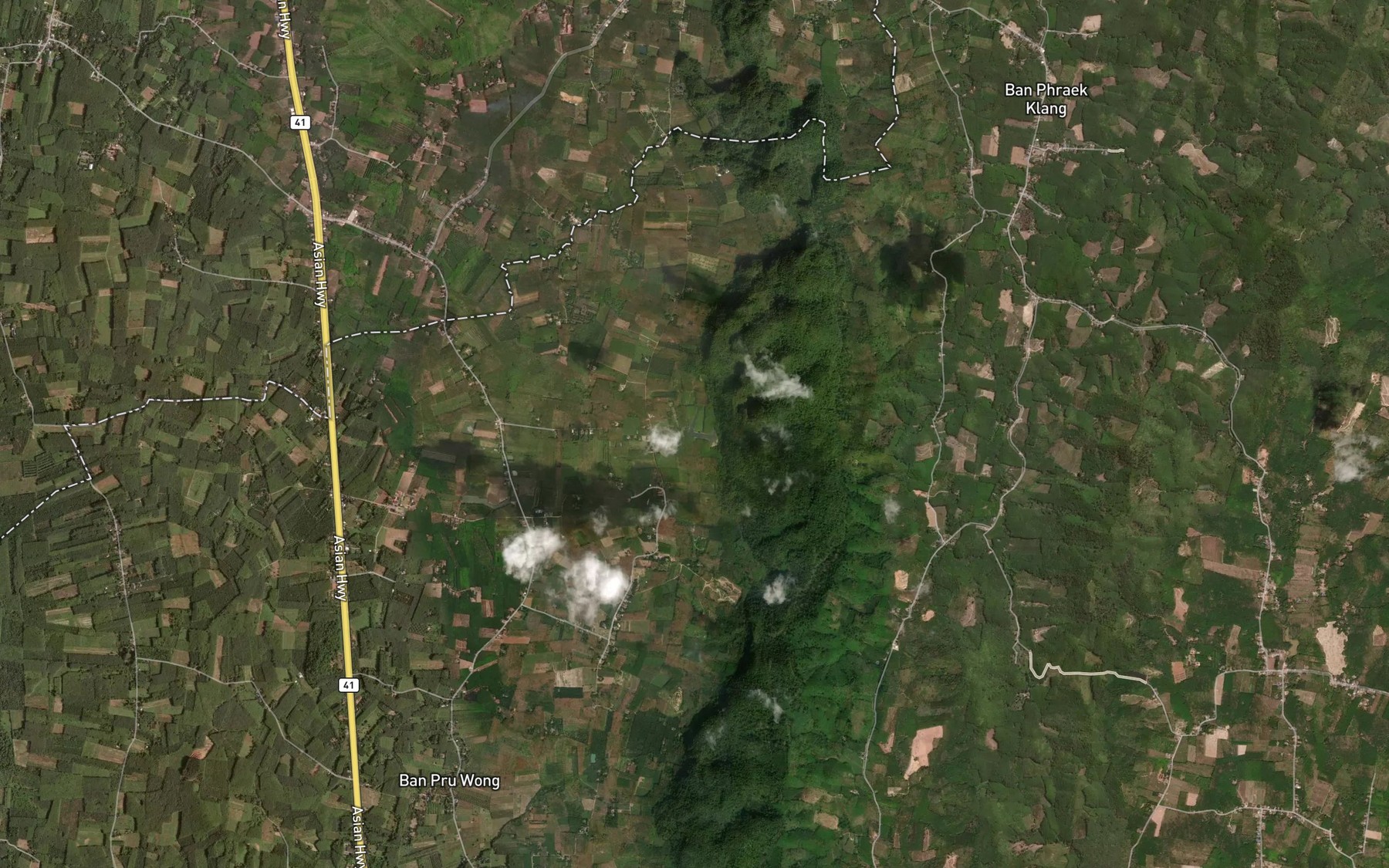 Satellite map of the Ang Kep Nam Khlong Ka