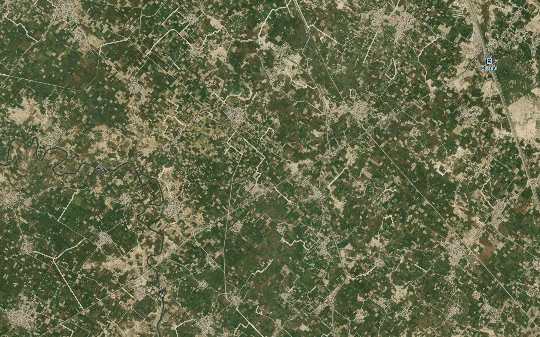Satellite map of the Naraura Minor