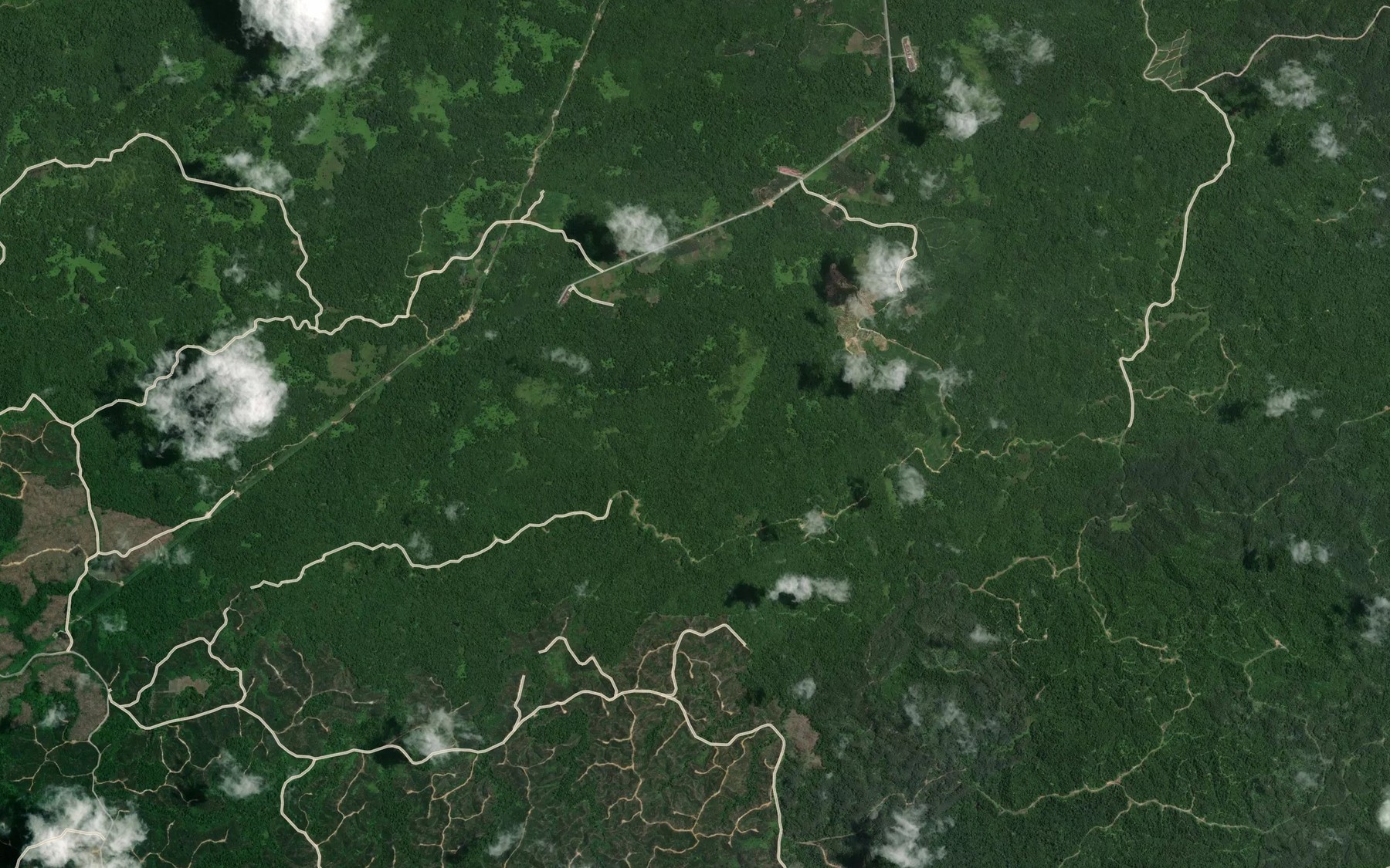 Satellite map of the Sungai Payau