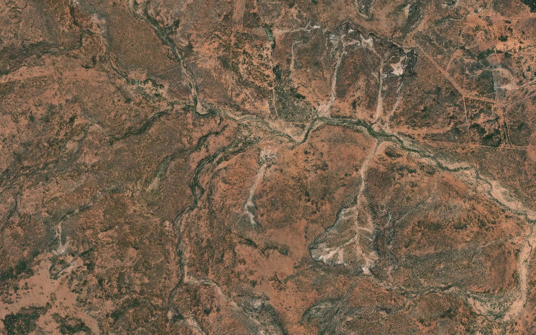 Satellite map of the Boobanbary Creek