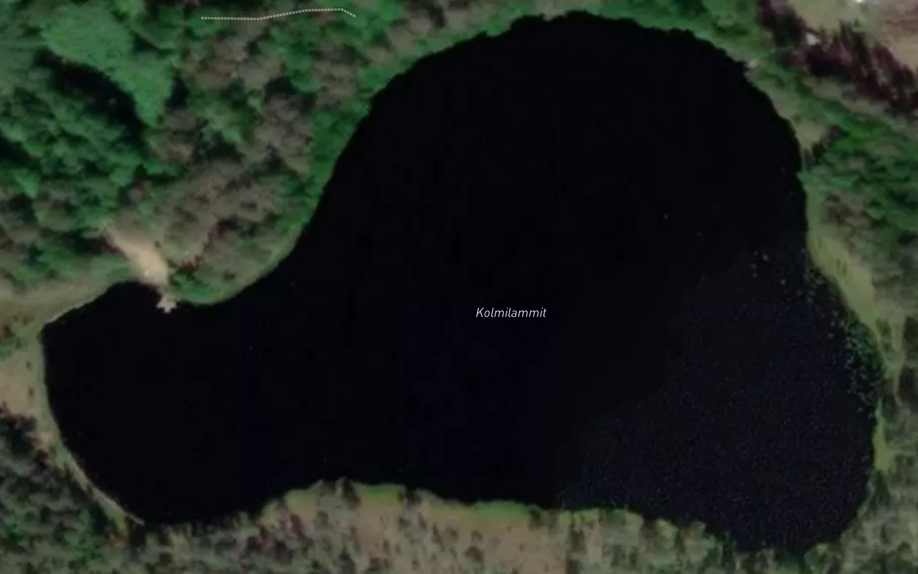 Satellite map of the Kolmilammit