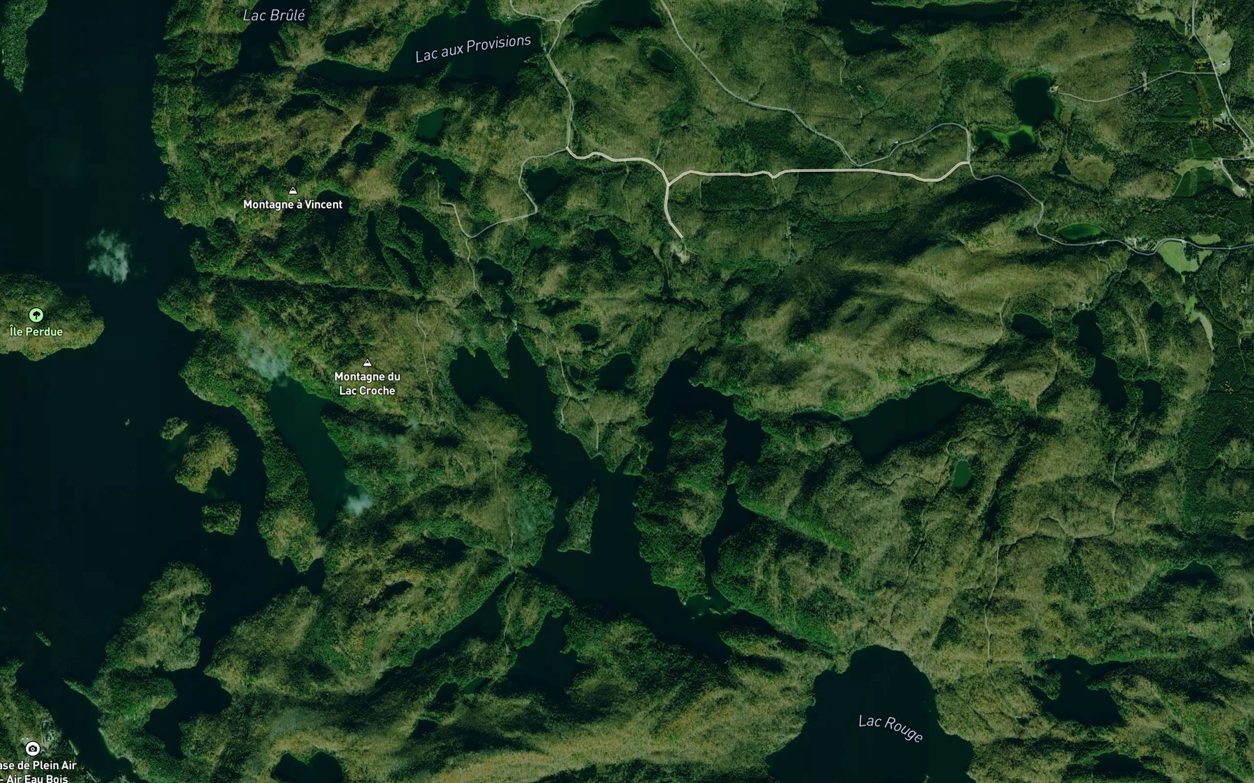 Satellite map of the Lac Marion
