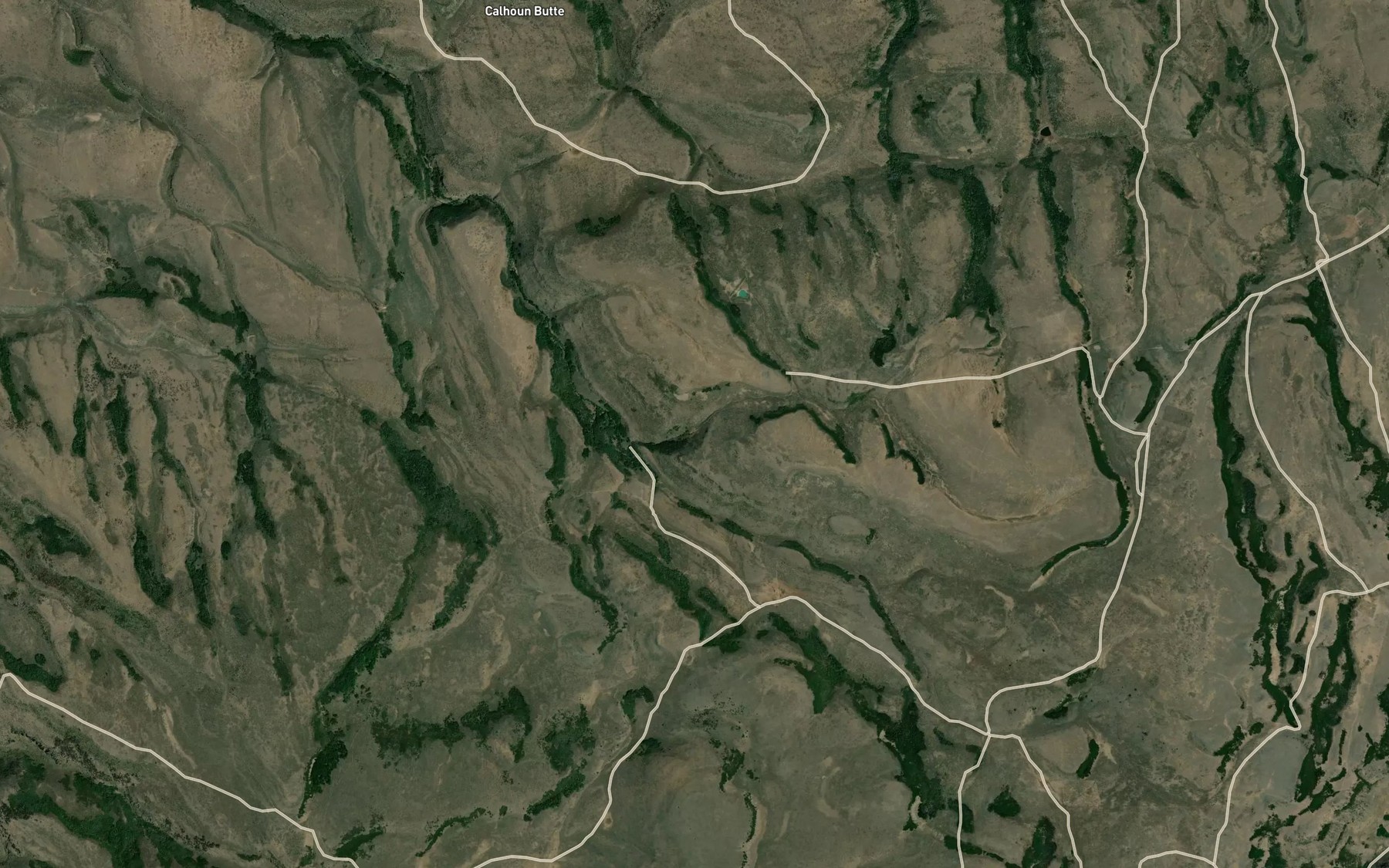 Satellite map of the Dove Spring