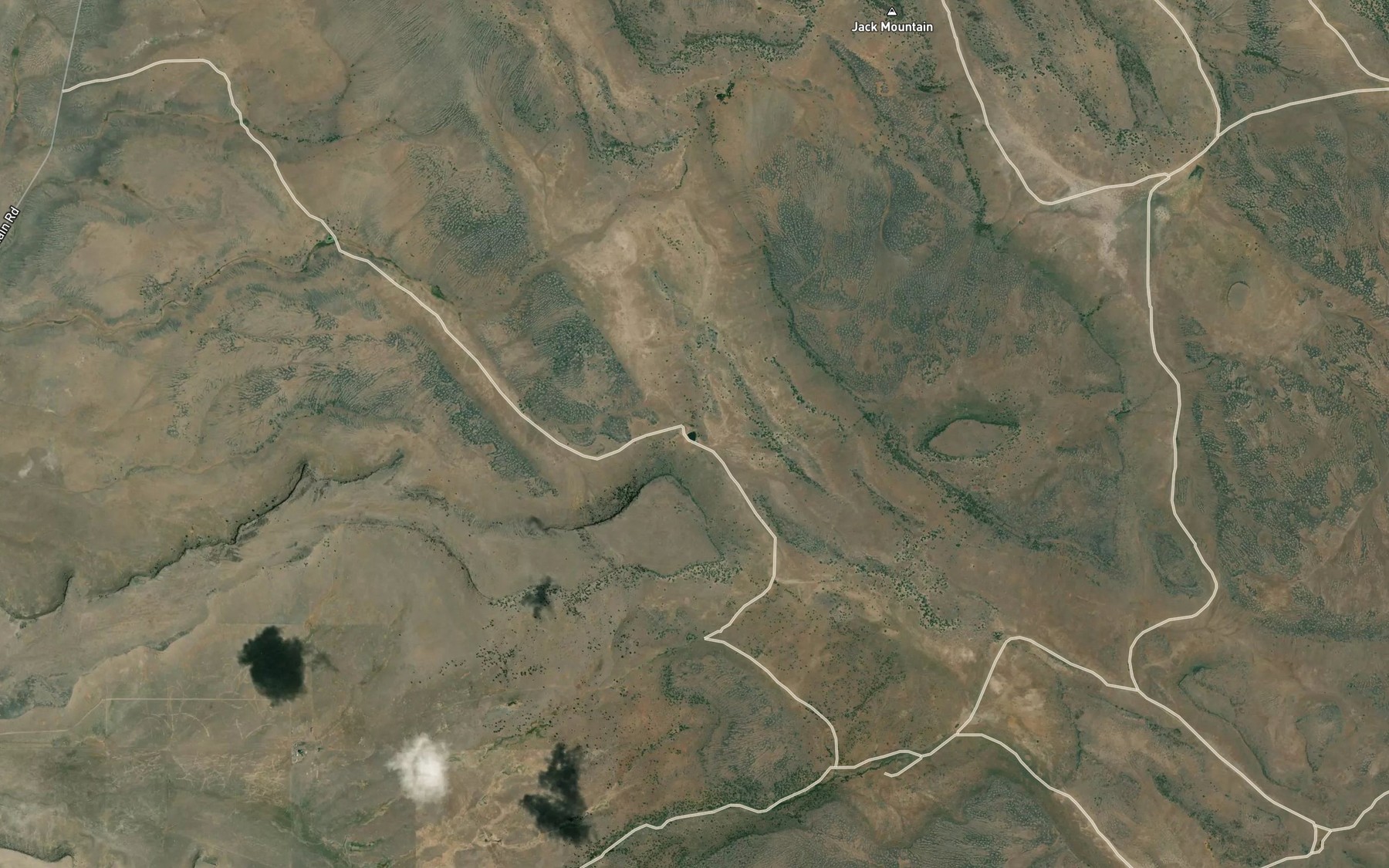 Satellite map of the John Cabin Spring