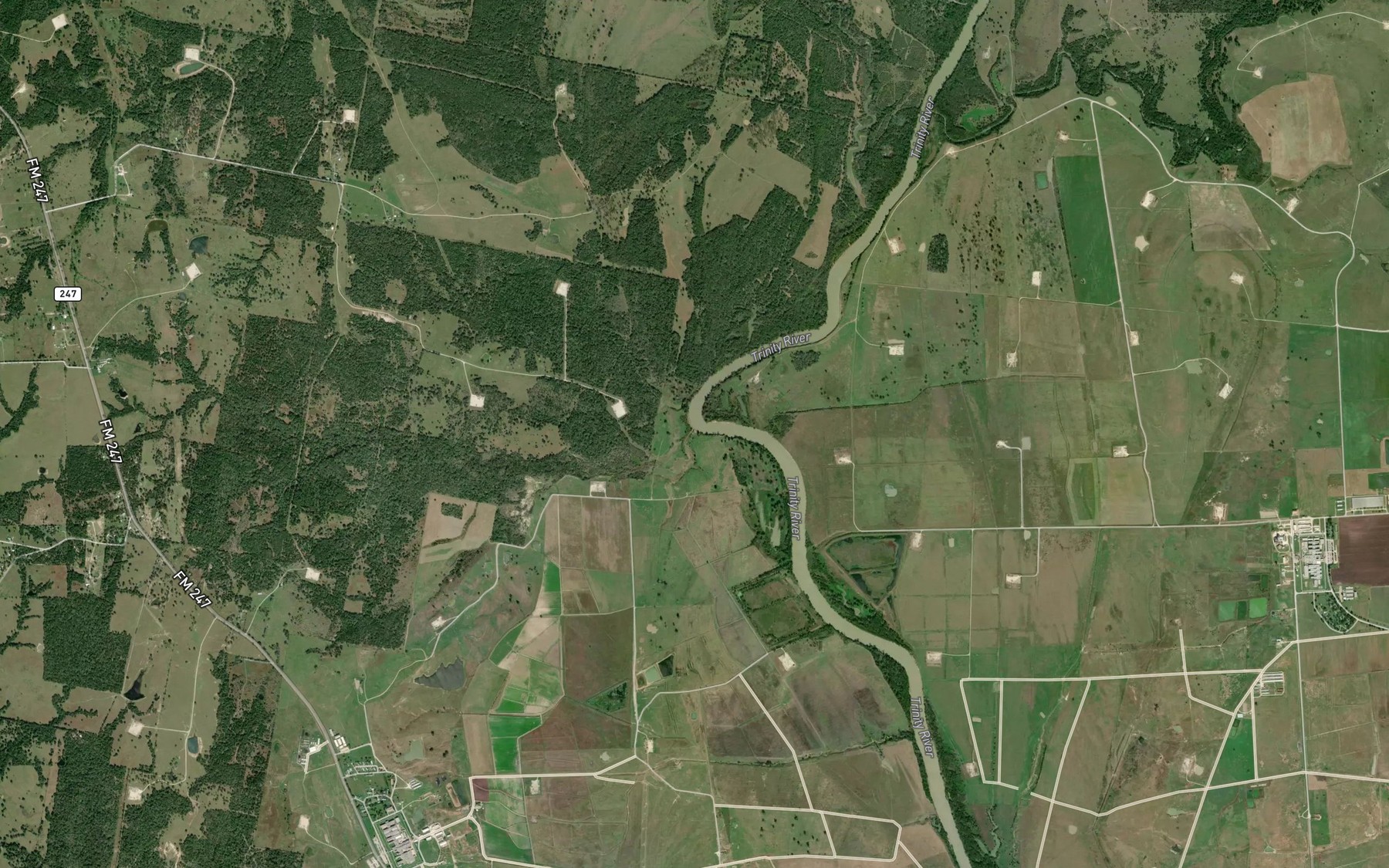 Satellite map of the Salt Branch