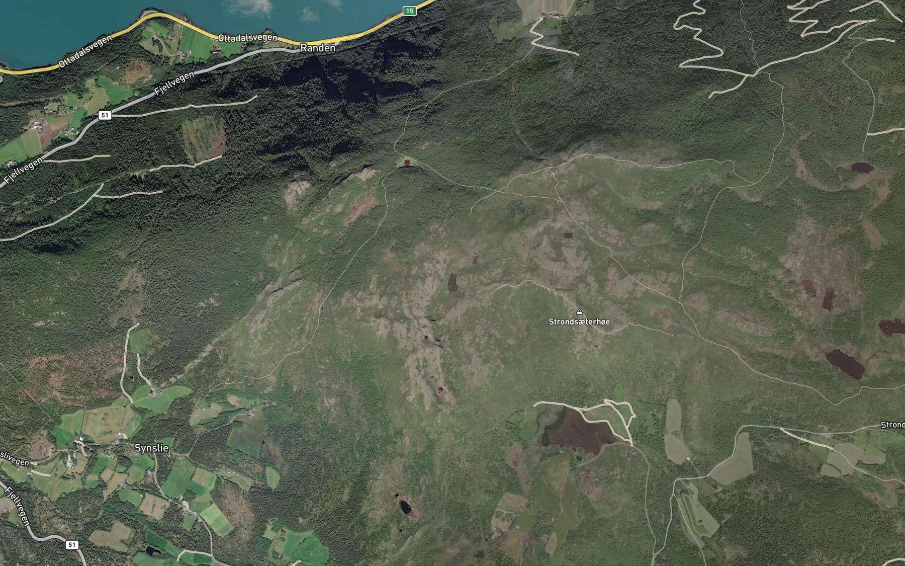 Satellite map of the Fiskevatnet
