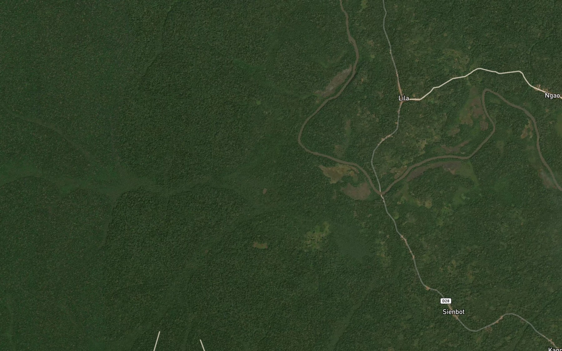 Satellite map of the Ndang
