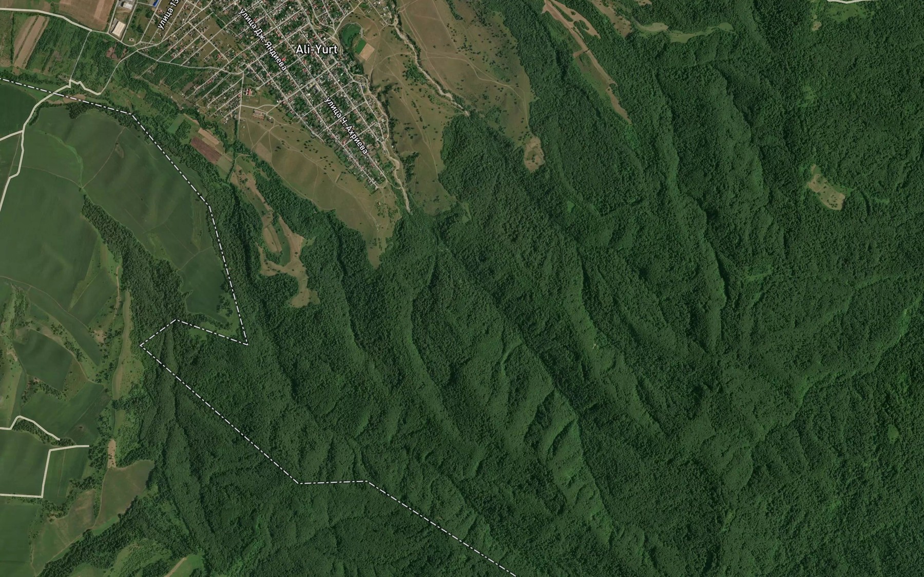 Satellite map of the Balka Murat