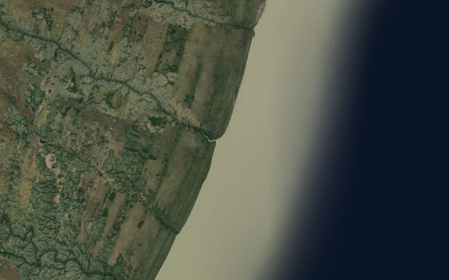 Satellite map of the Black Bear Creek