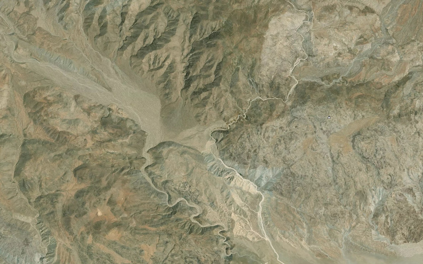 Satellite map of the Hidden Spring