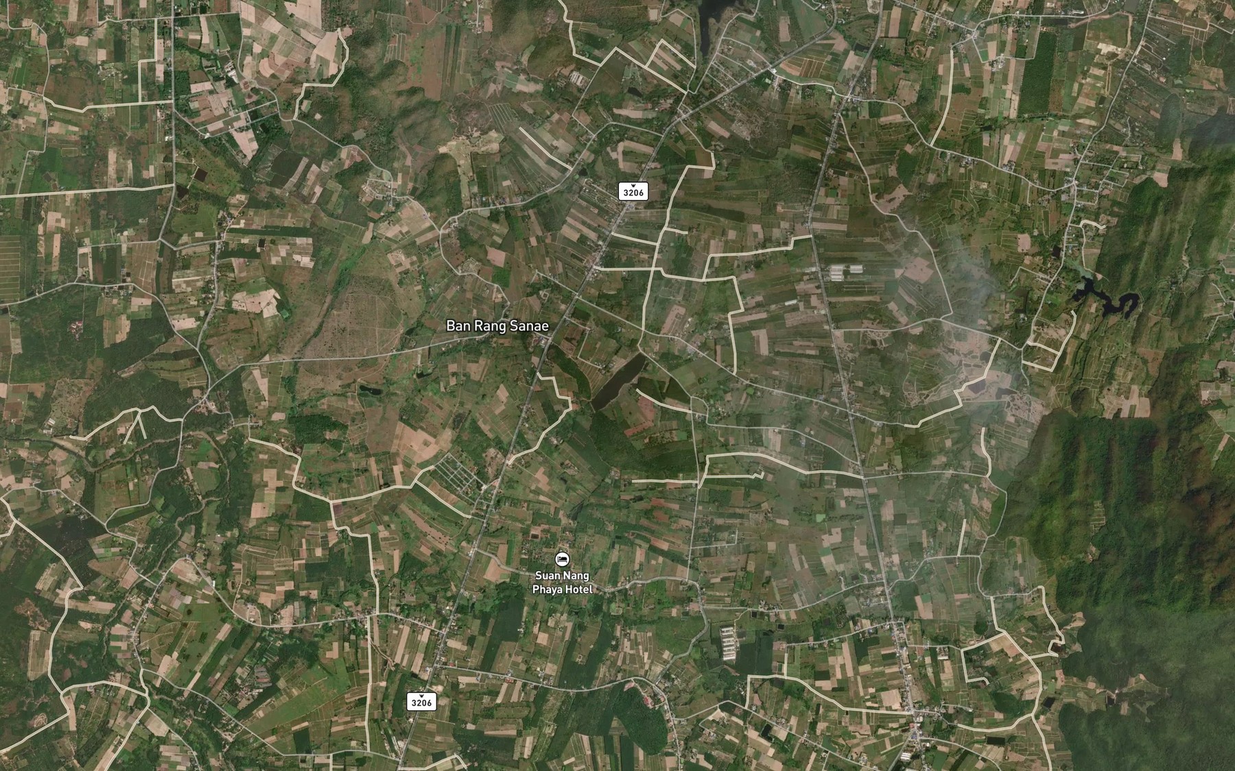 Satellite map of the Ang Kep Nam Huai Krachai