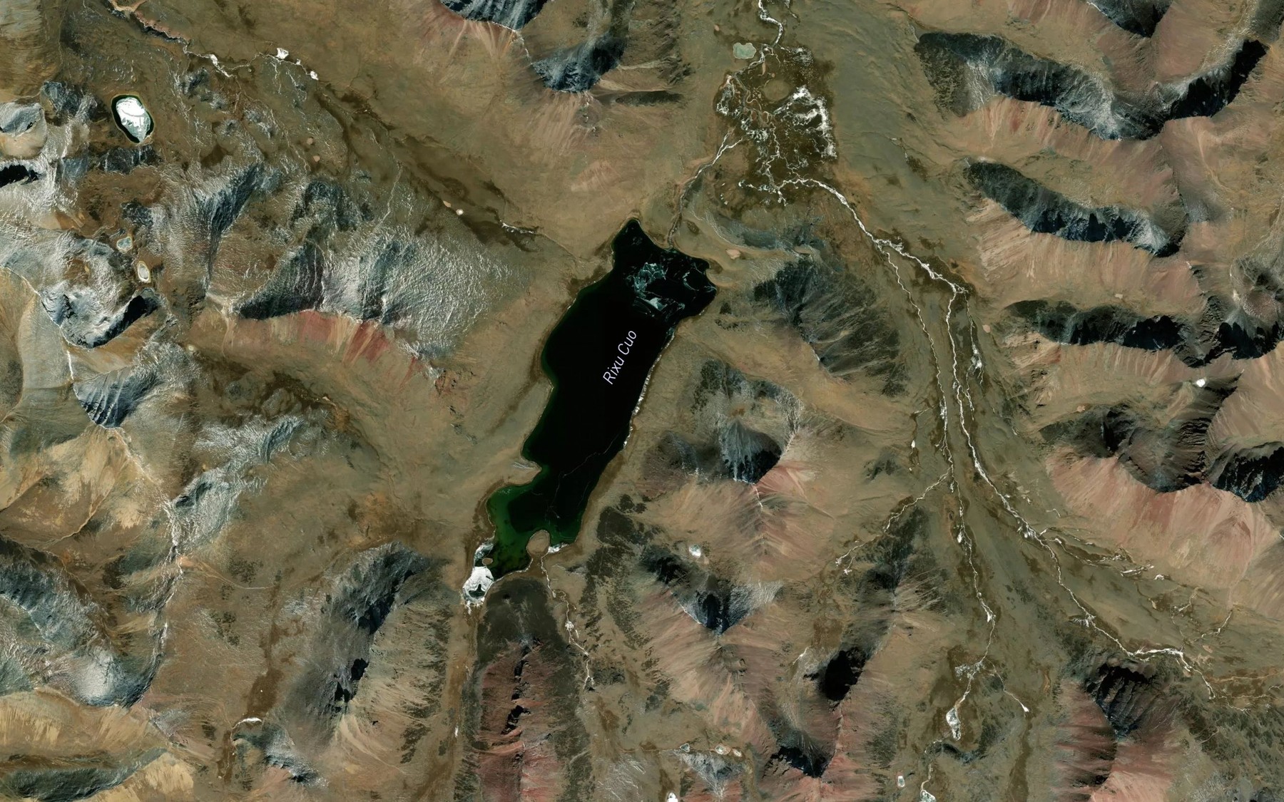 Satellite map of the Rixu Cuo