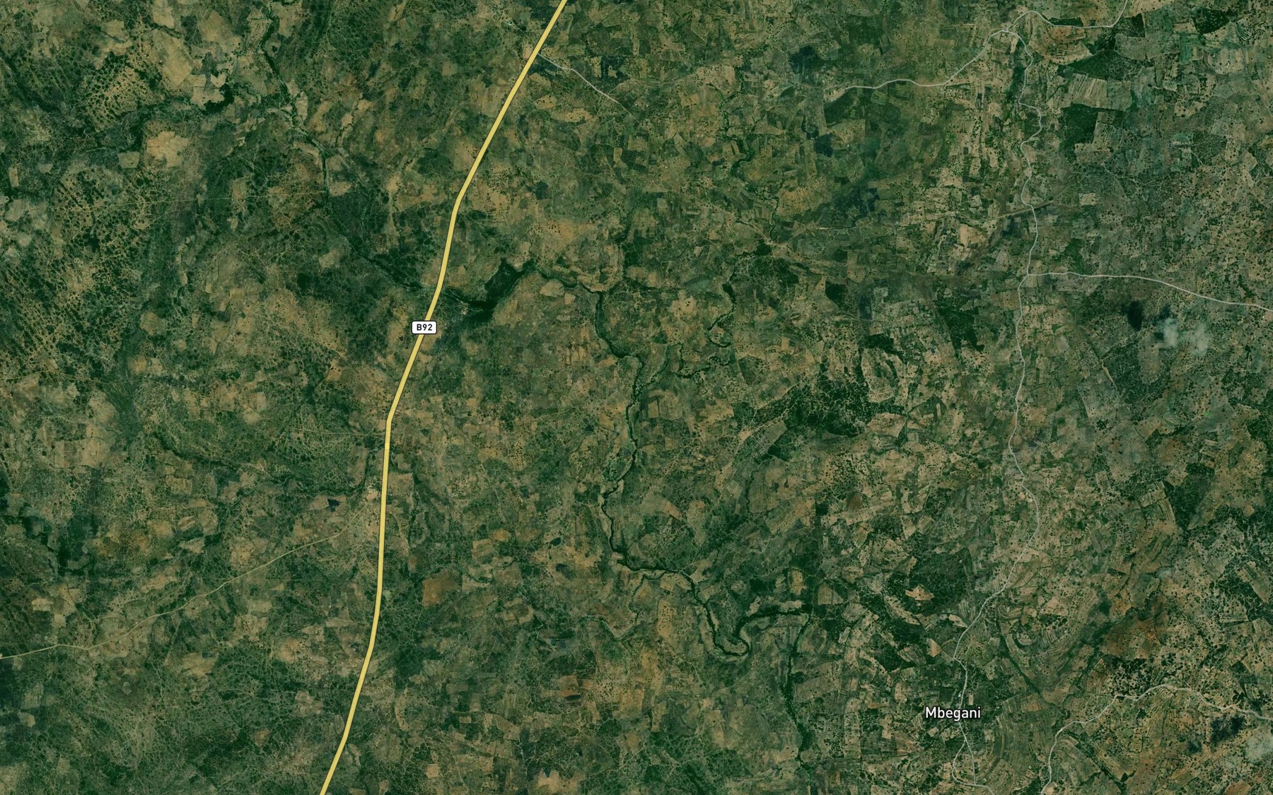Satellite map of the Rwala