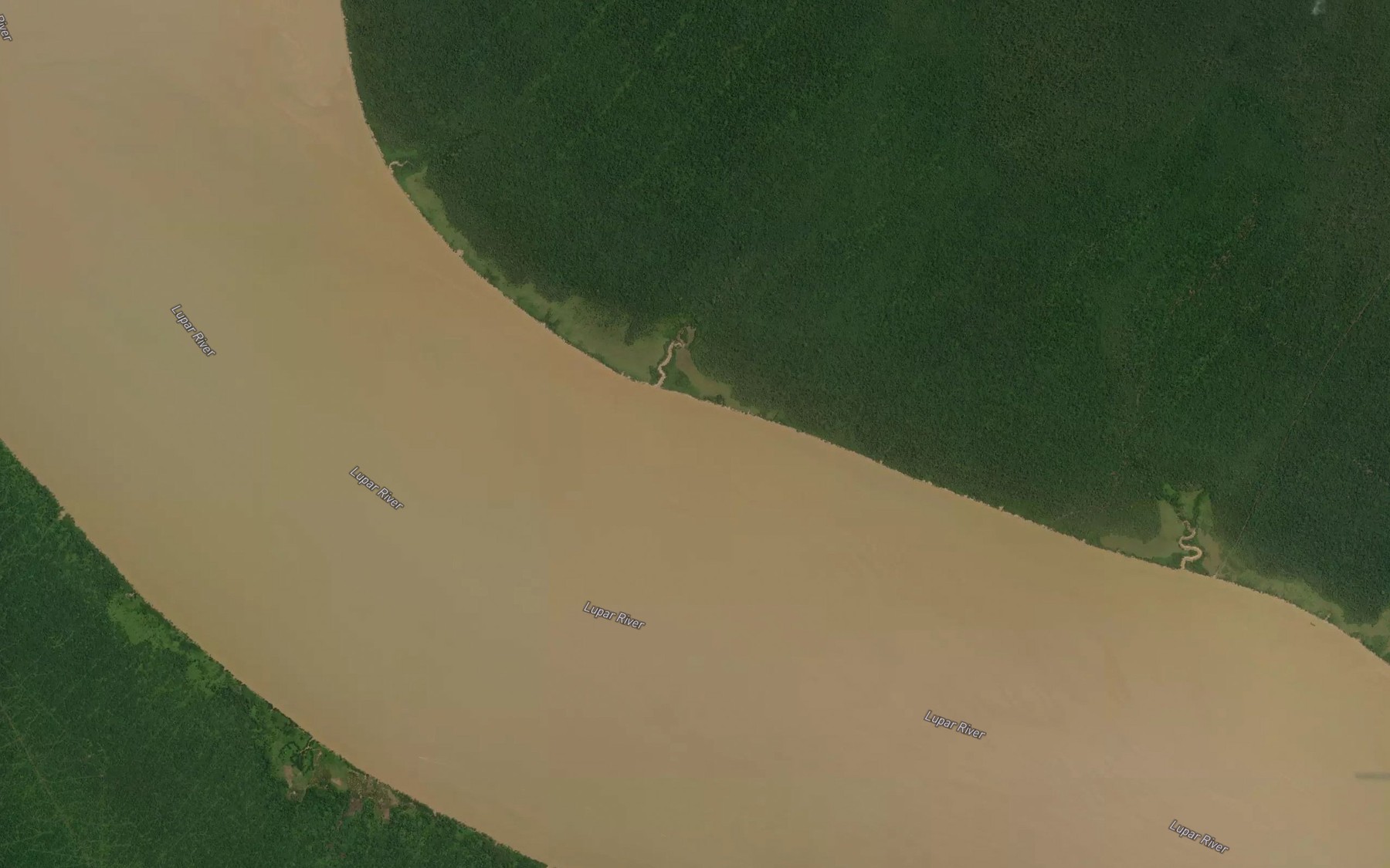 Satellite map of the Sungai Buloh Ayan