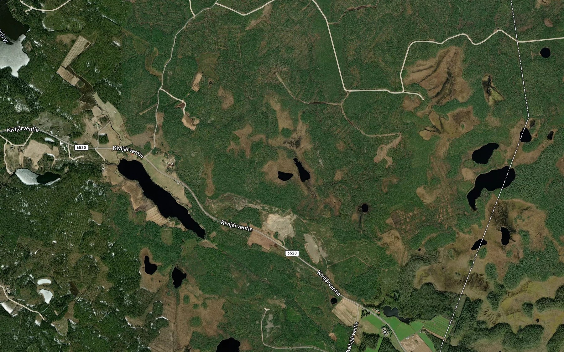 Satellite map of the Teerilammit