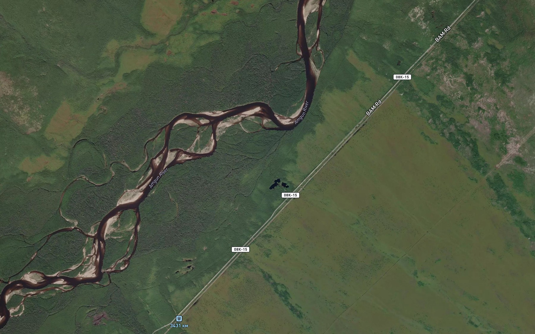 Satellite map of the Marevyy Pervyy