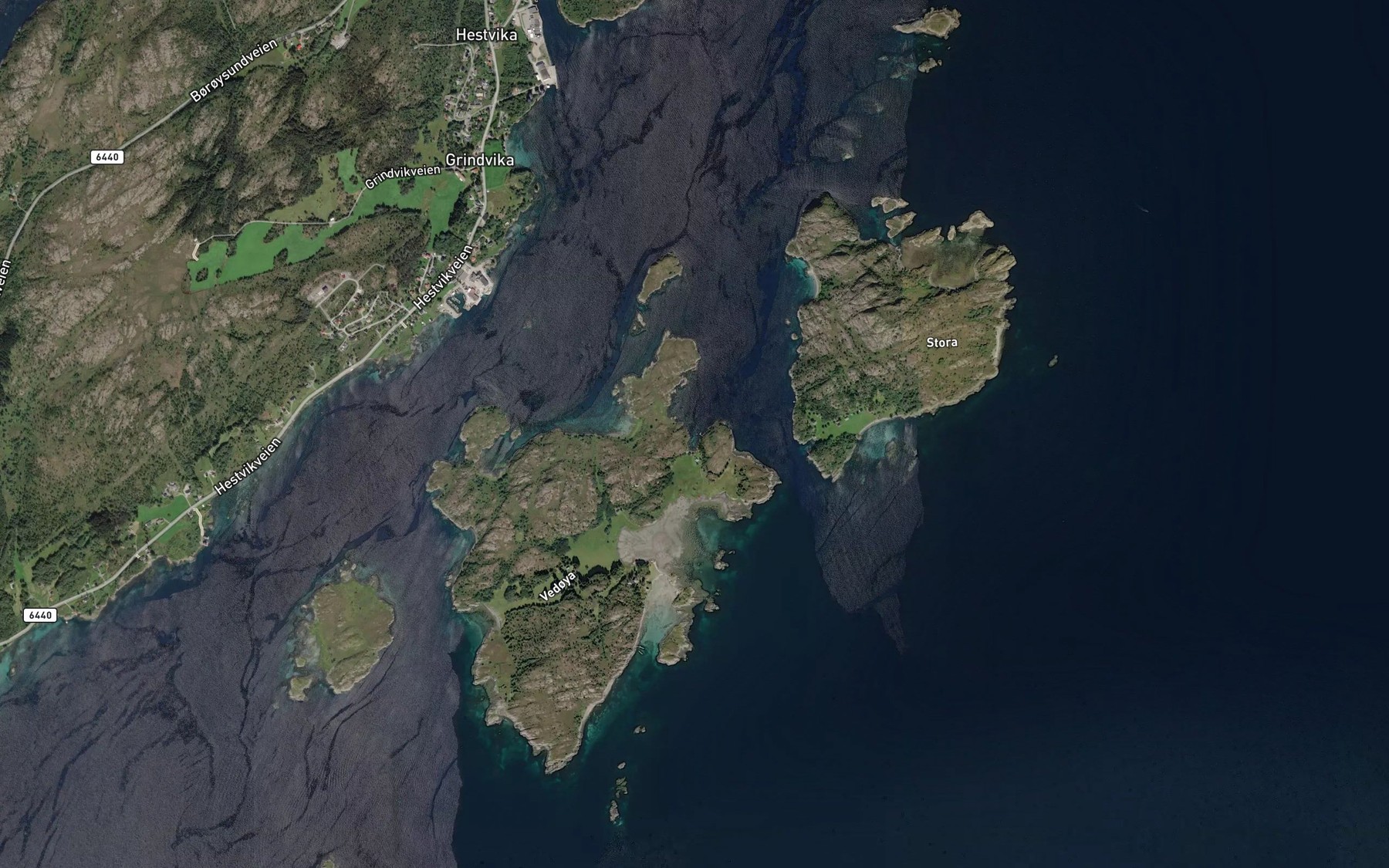Satellite map of the Aukbukta