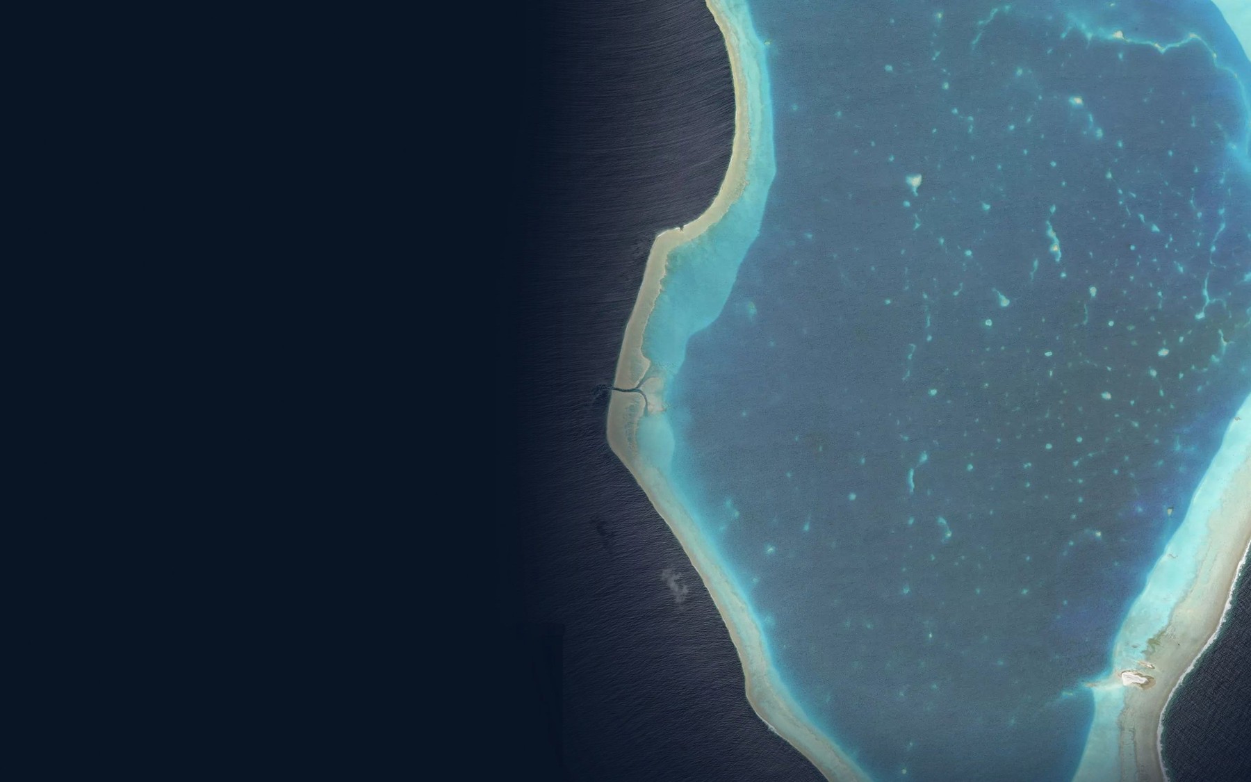 Satellite map of the Bikar Passage