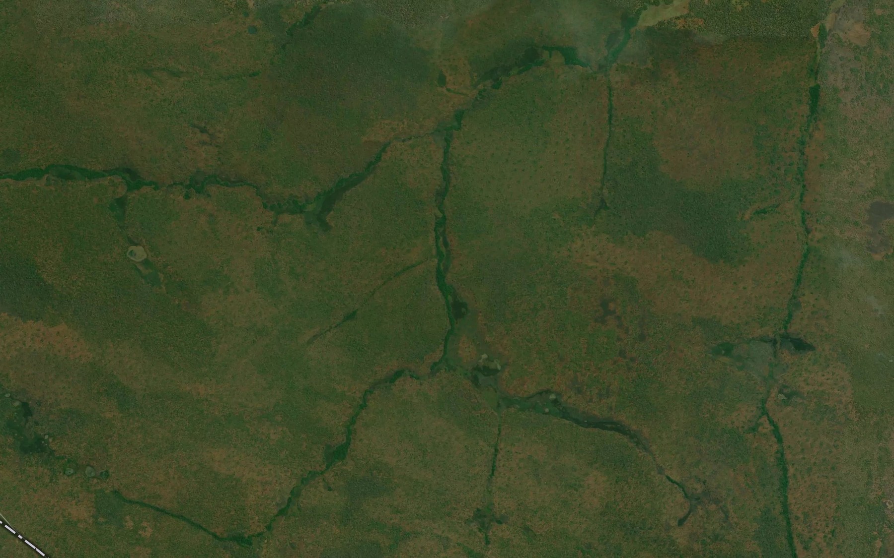 Satellite map of the Kasora