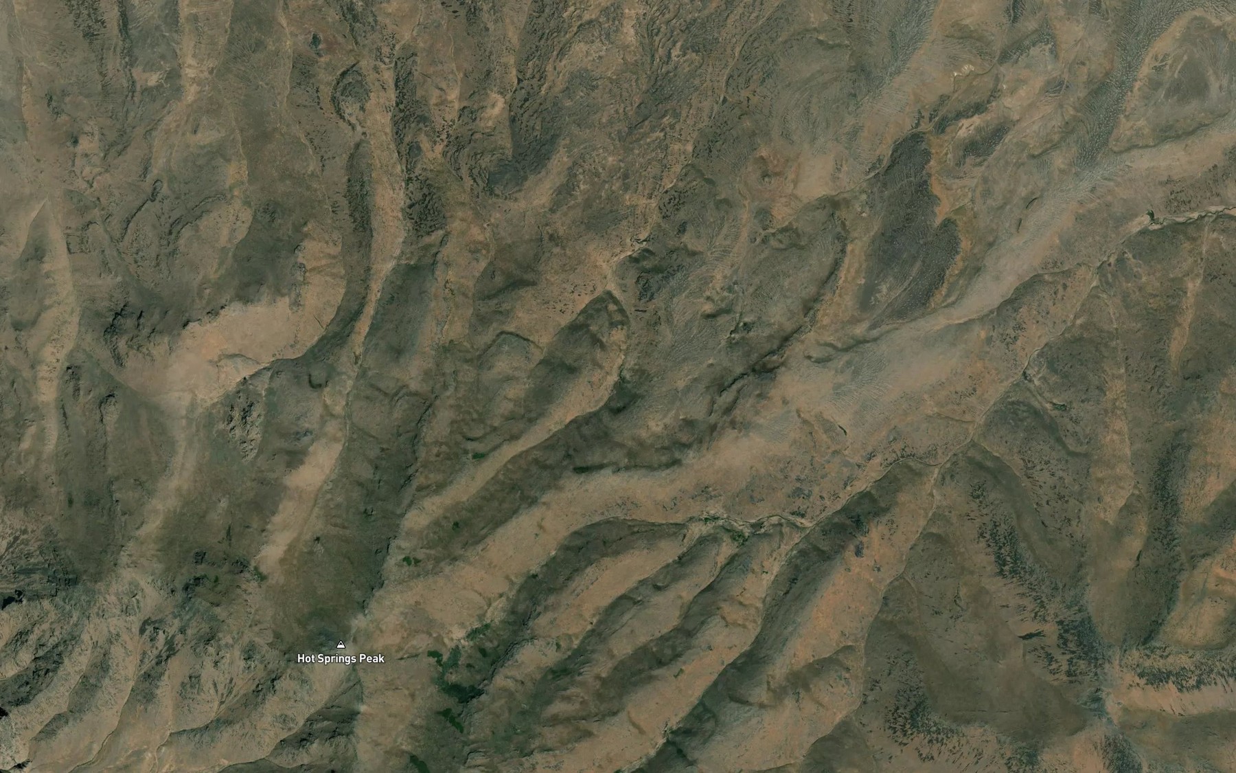 Satellite map of the Tin House Spring