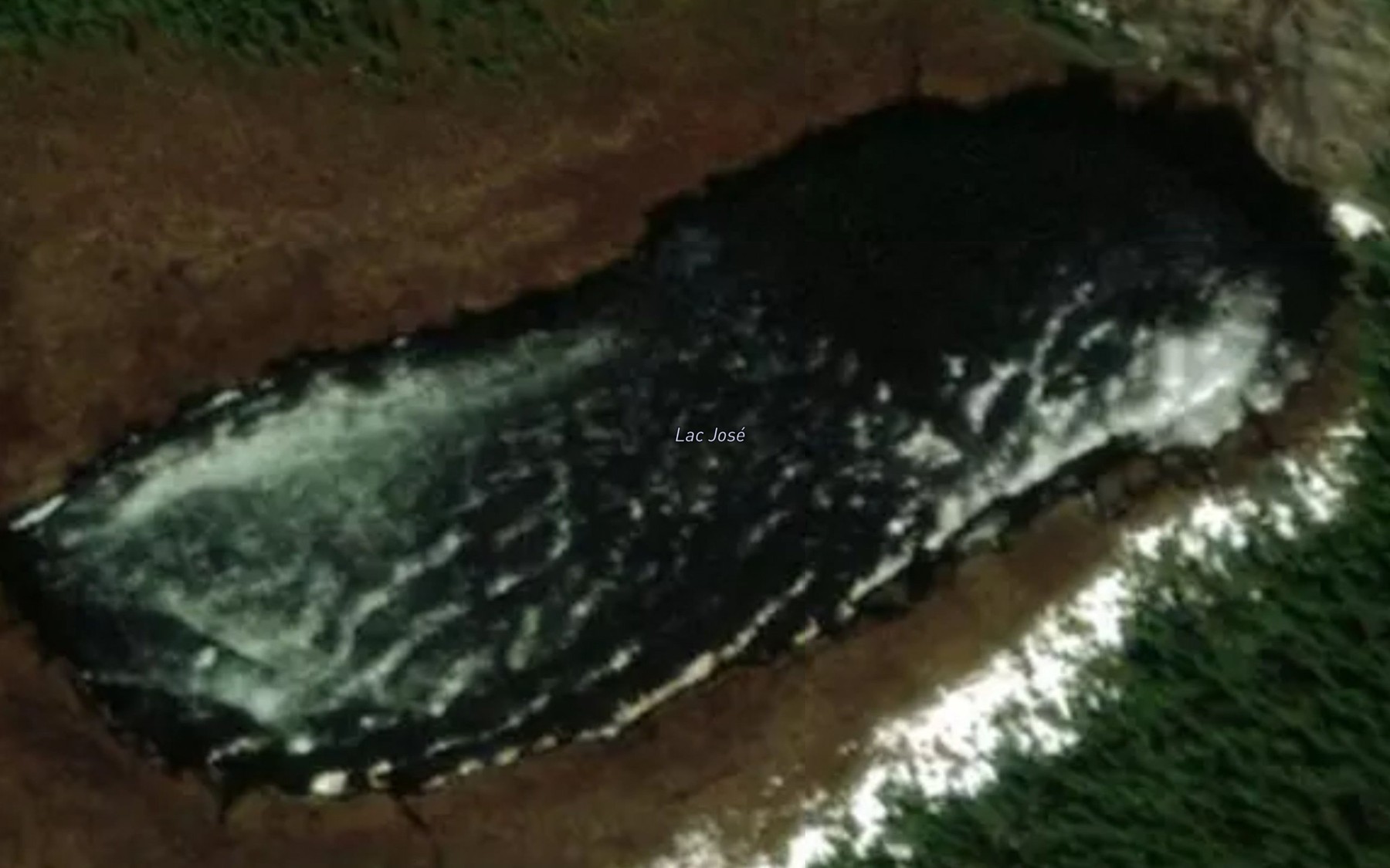 Satellite map of the Lac Jose