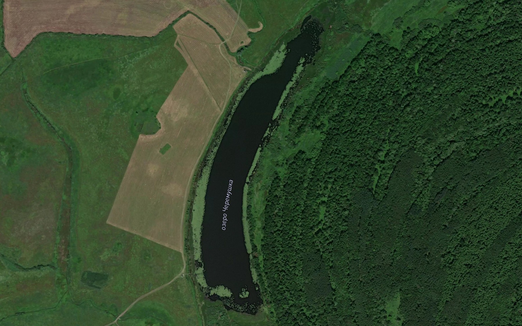 Satellite map of the Ozero Cheremushka