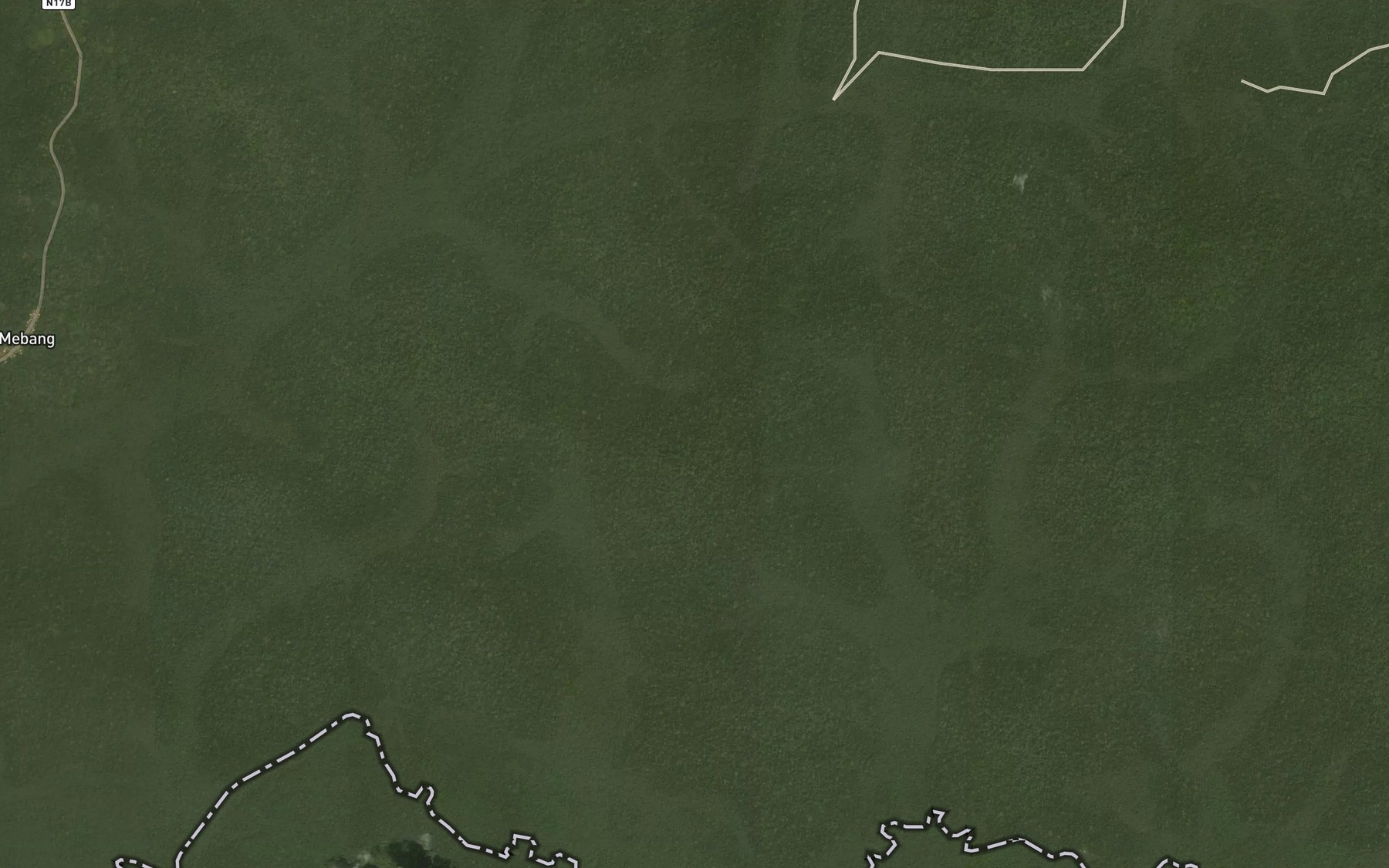 Satellite map of the Nlomelo