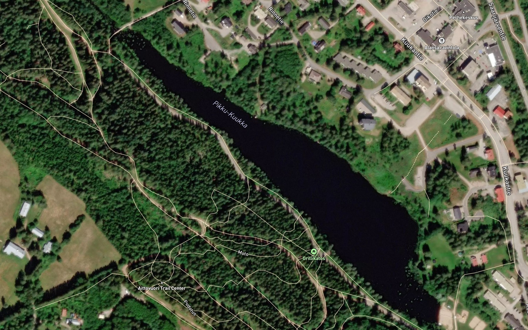 Satellite map of the Pikku-Kuukka