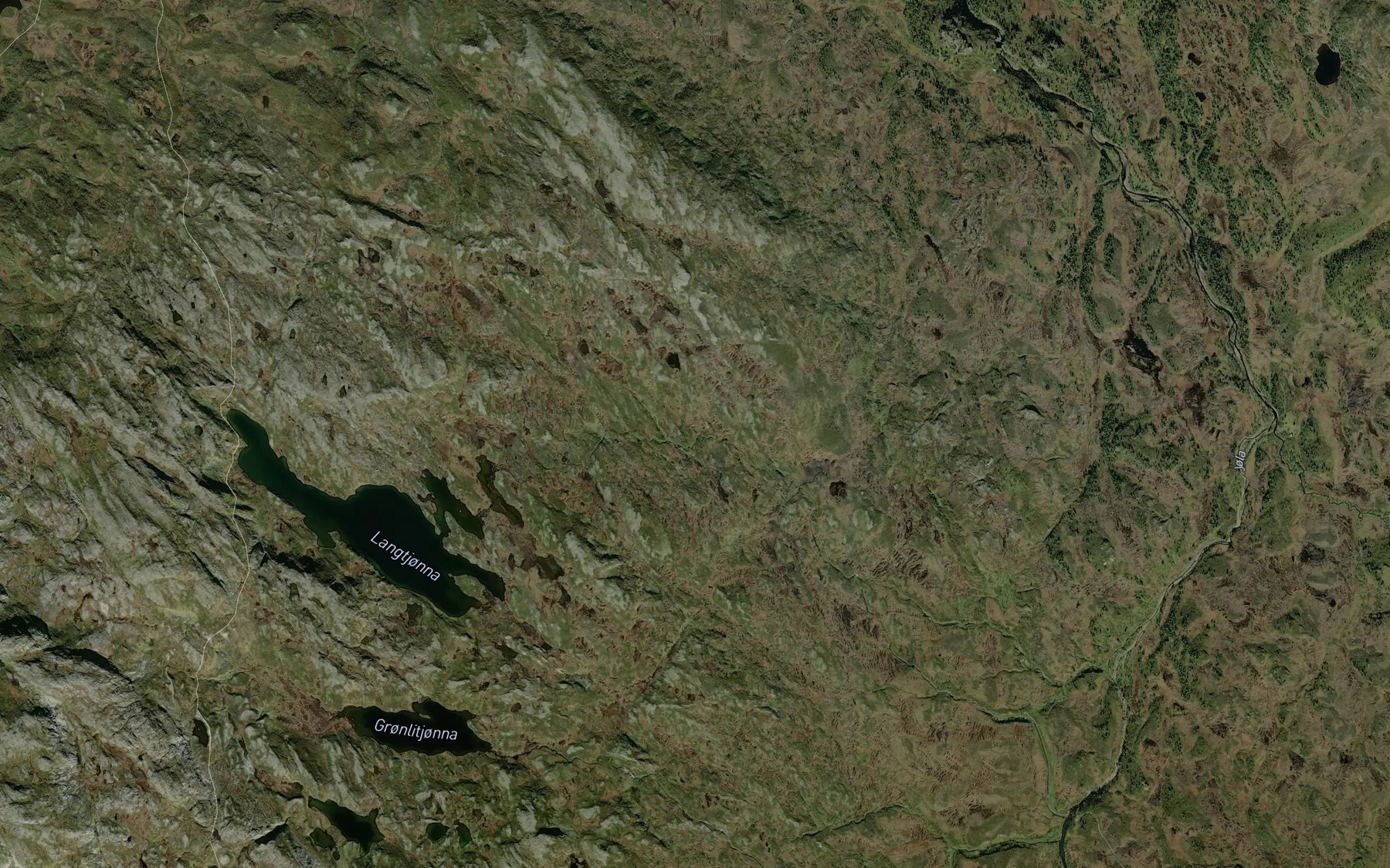 Satellite map of the Fremmer Bekkdalsbekken