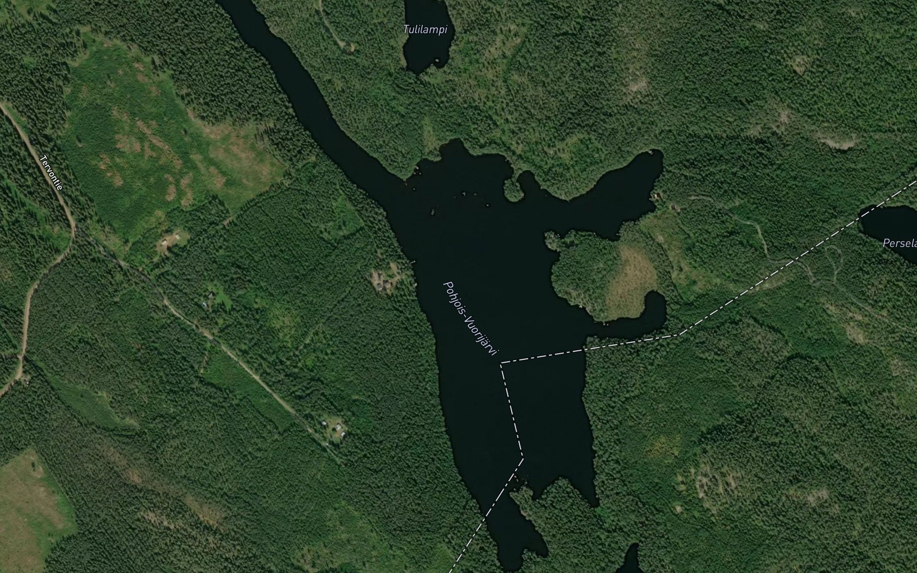 Satellite map of the Tulilahti