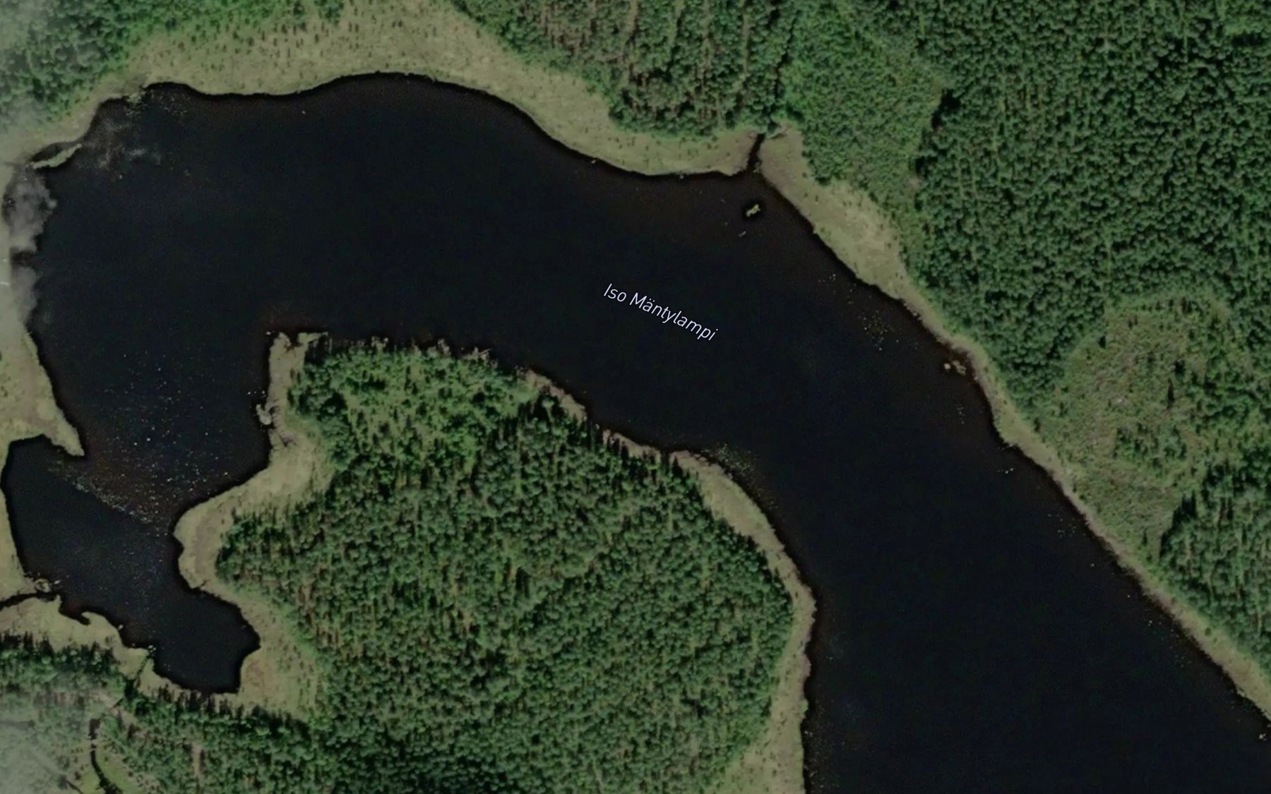 Satellite map of the Iso Mantylampi