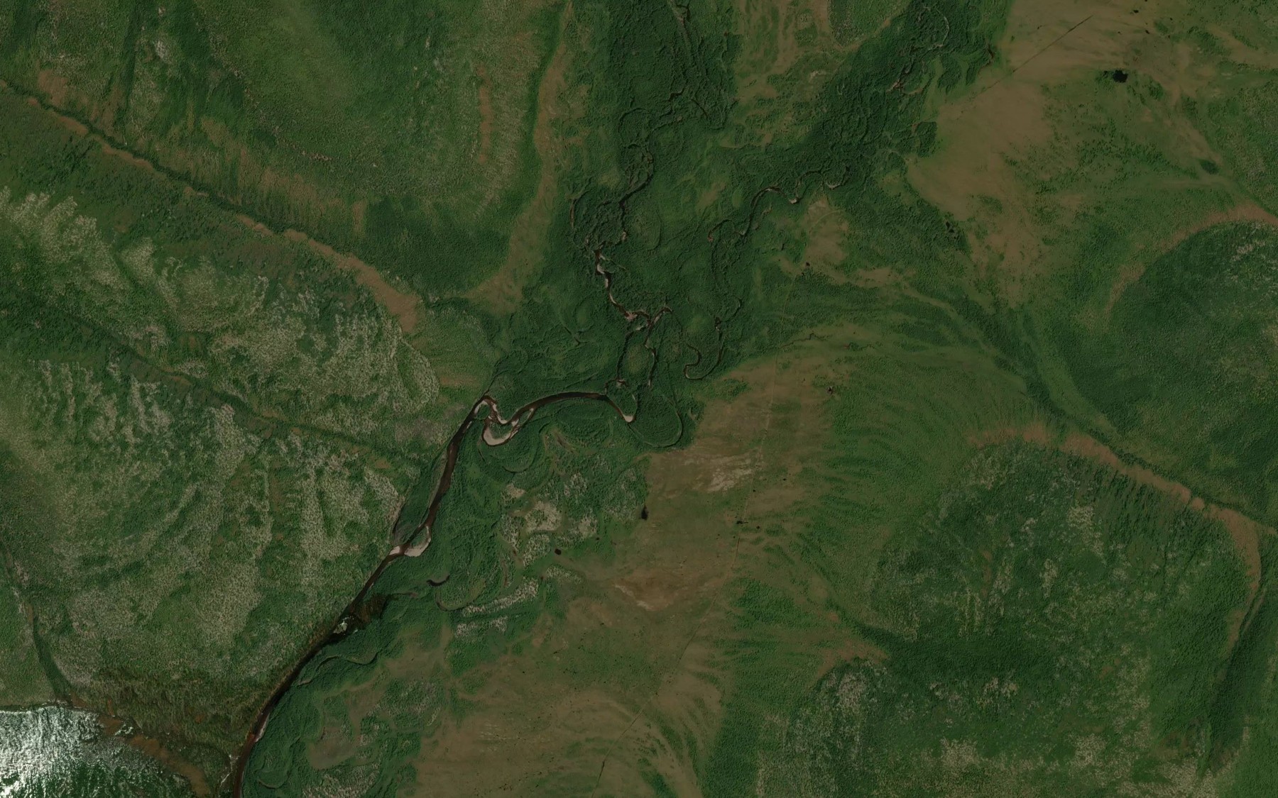 Satellite map of the Iotkachan