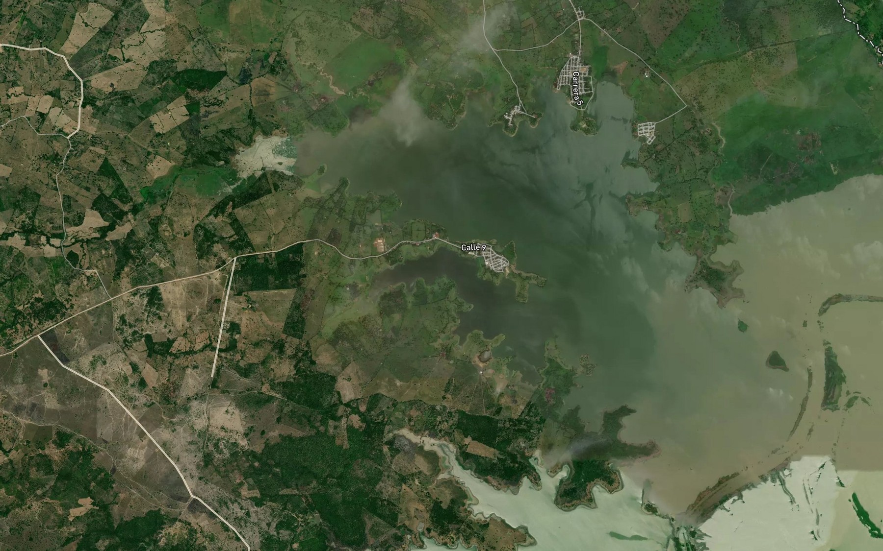 Satellite map of the Arroyo Porquero