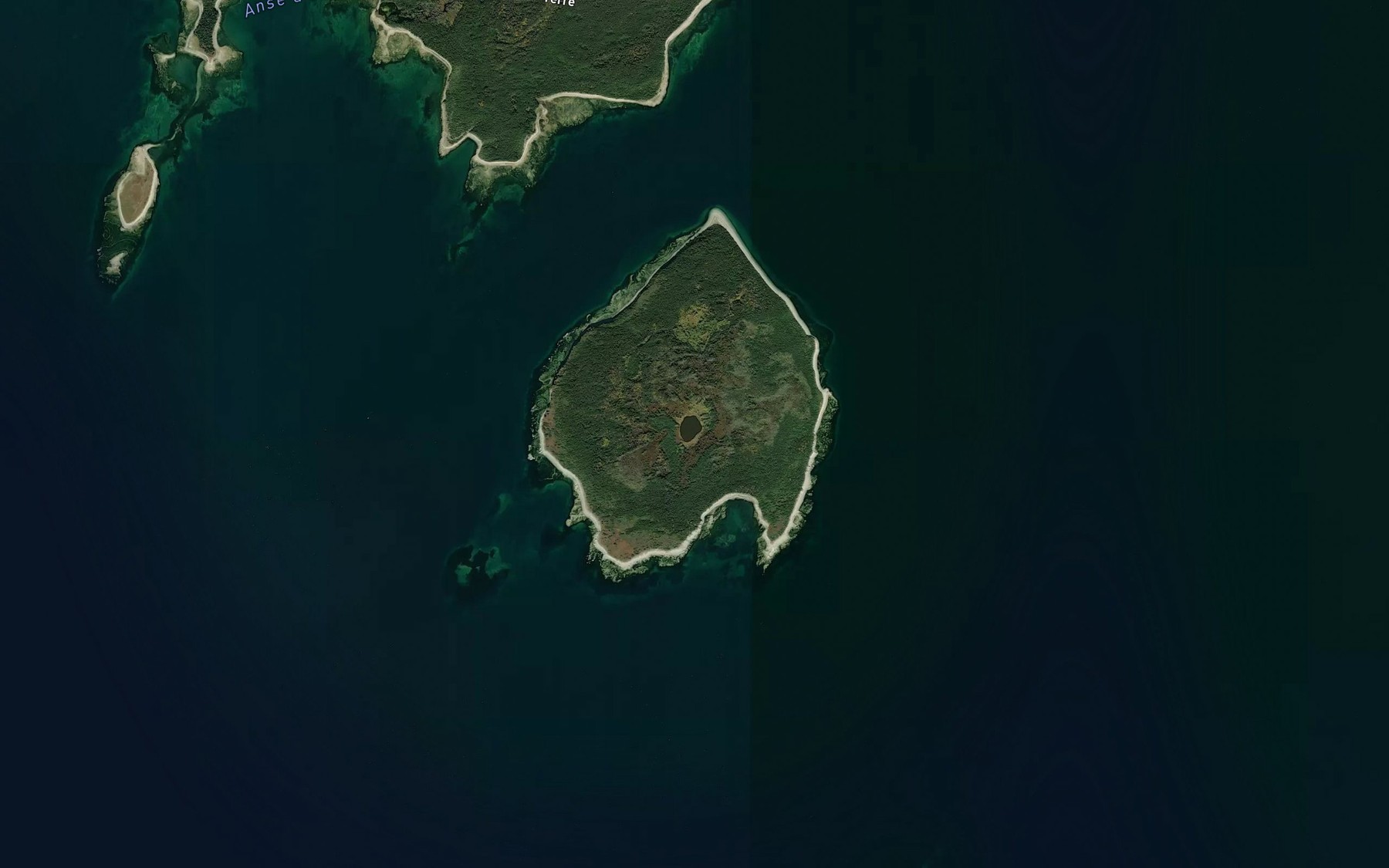 Satellite map of the Lac a Canards