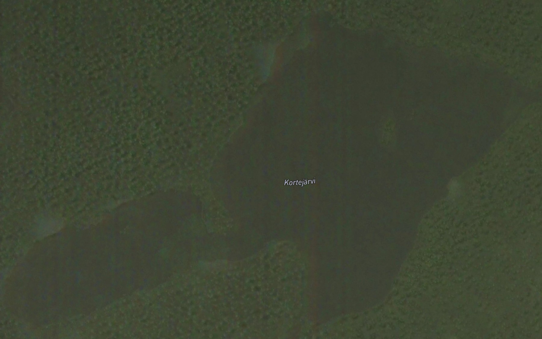 Satellite map of the Kortejarvi