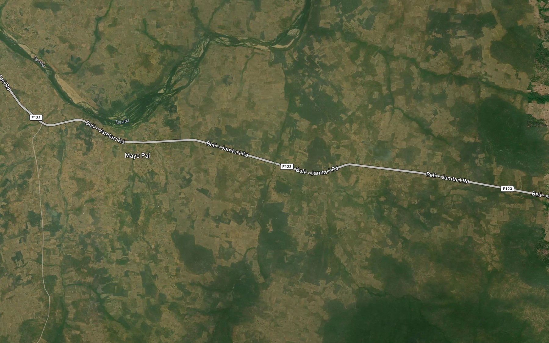 Satellite map of the RiverKubotan