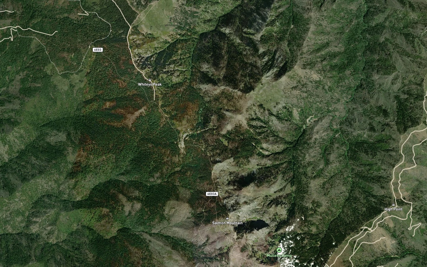 Satellite map of the Nordheimer Lake