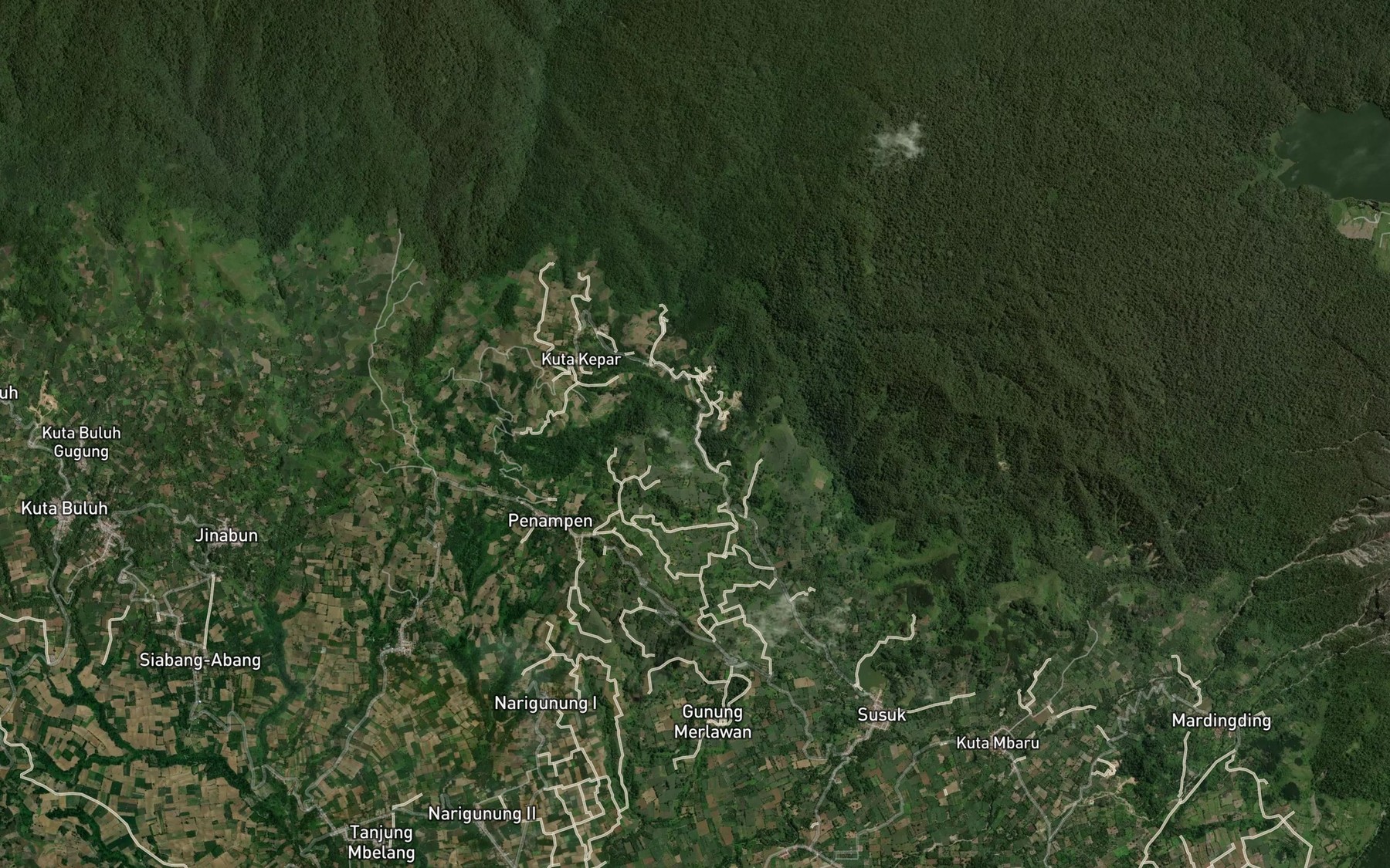 Satellite map of the Lau Makam