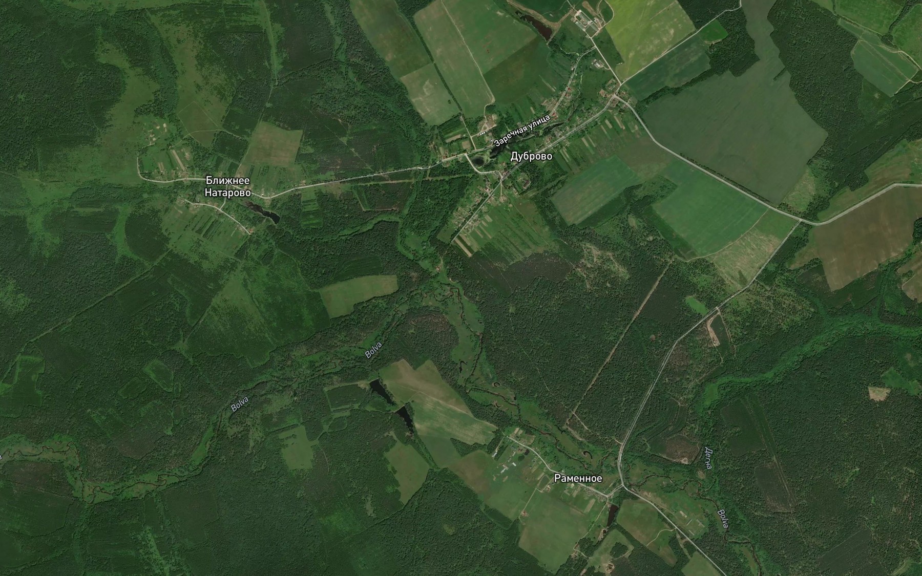Satellite map of the Kovylinka