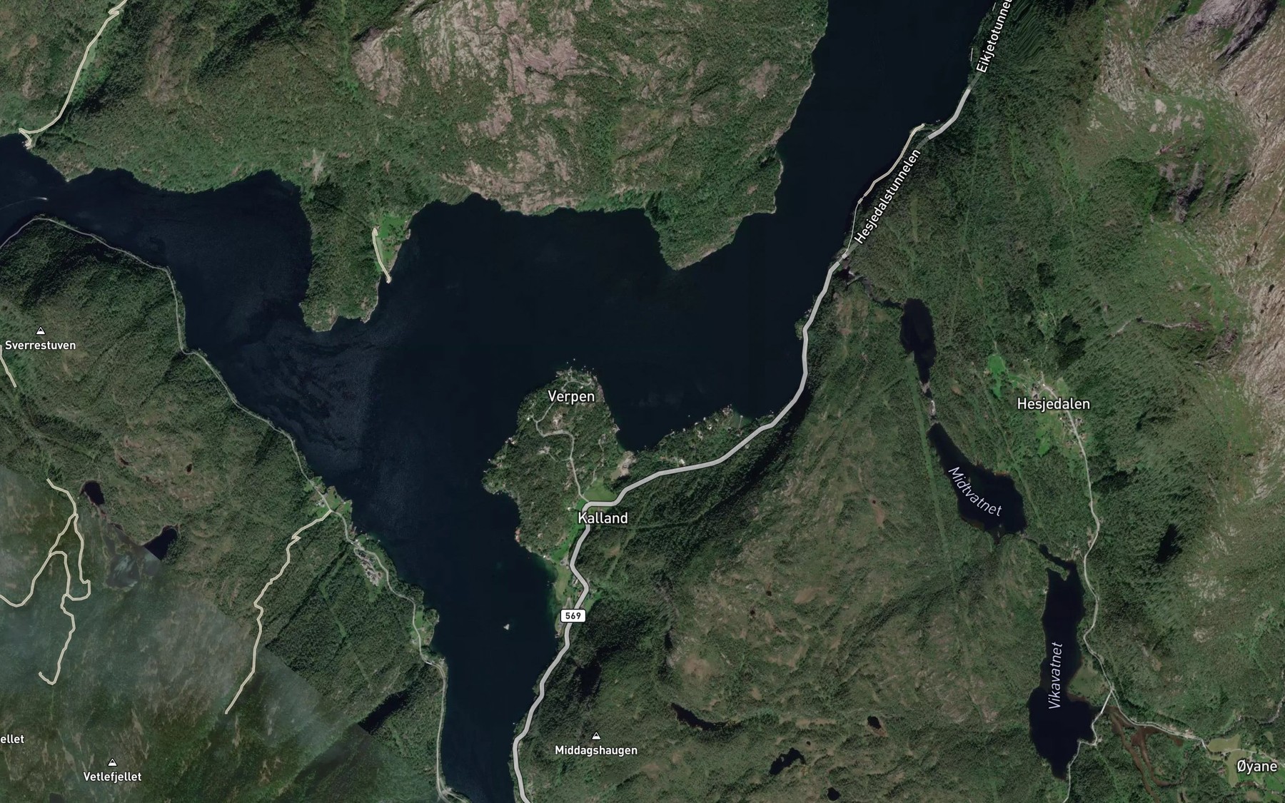 Satellite map of the Inste Kallandsviki