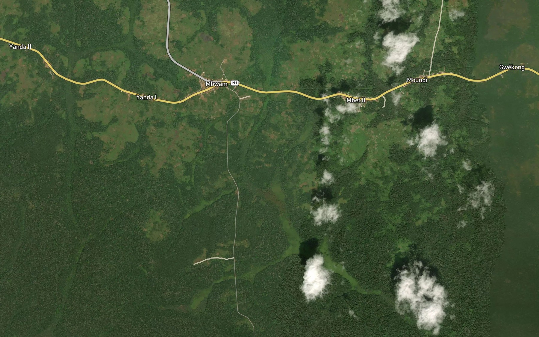 Satellite map of the Io II