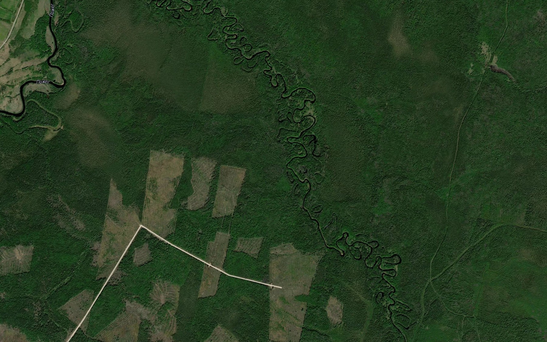Satellite map of the Lop'-Yu