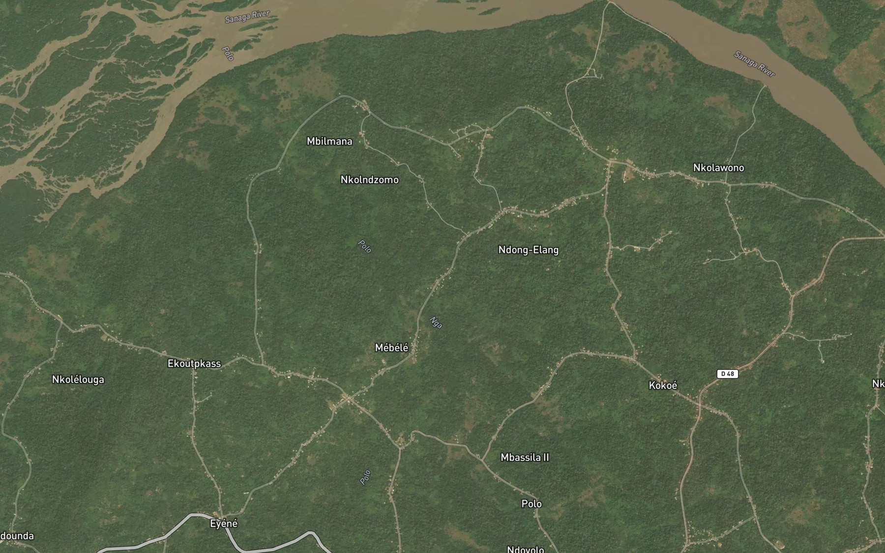 Satellite map of the Polo