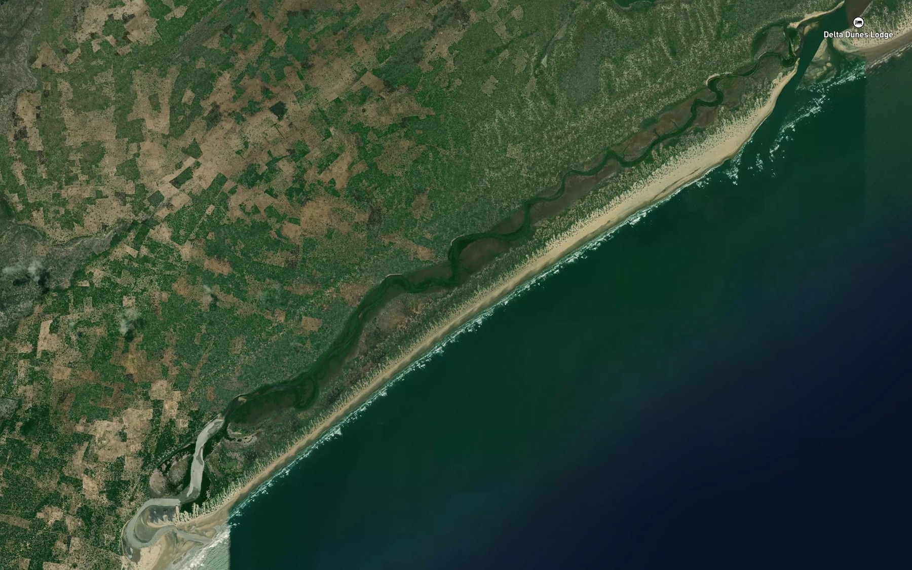 Satellite map of the Shekiko