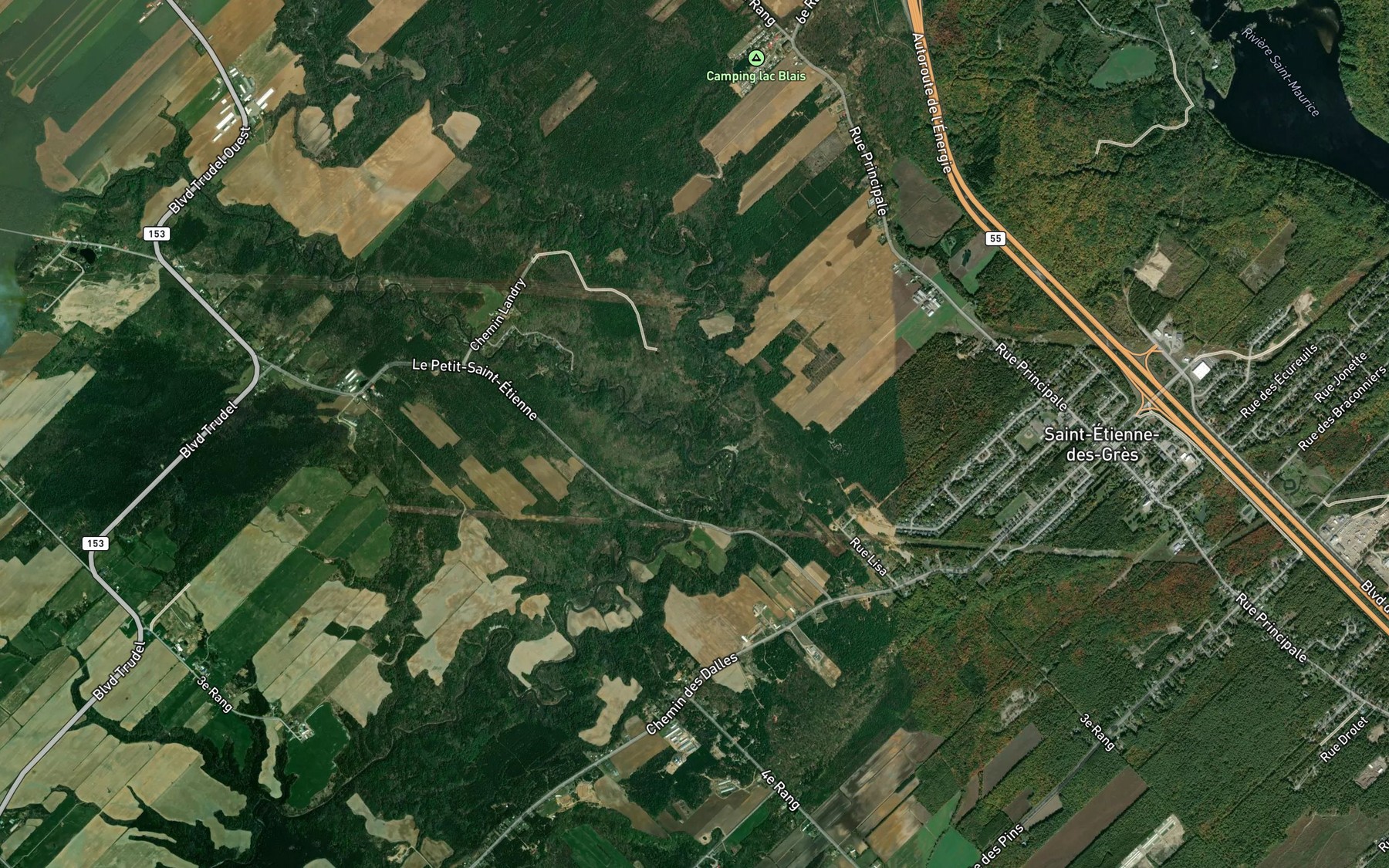 Satellite map of the Riviere Machiche